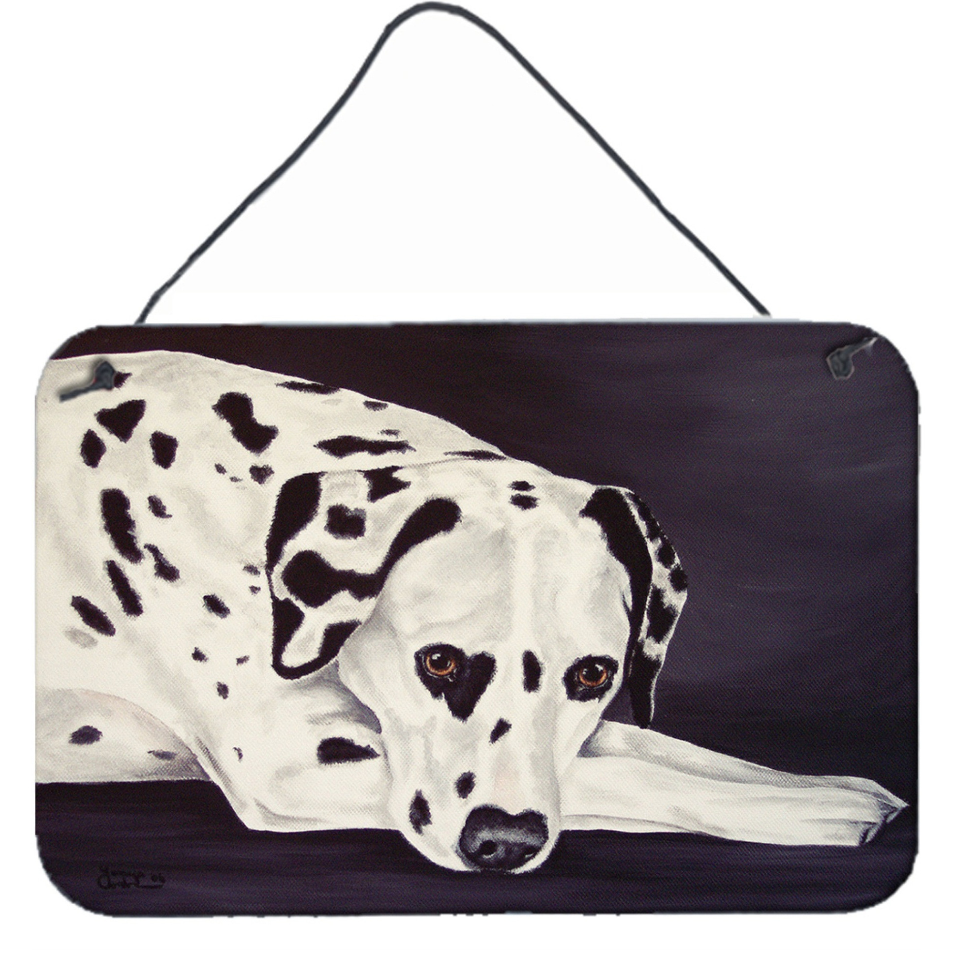 &quotCaroline's Treasures Dal Dalmatian Wall or Door Hanging Prints AMB1193DS812, 8"&quotH x 12"&quotW, Multicolor"