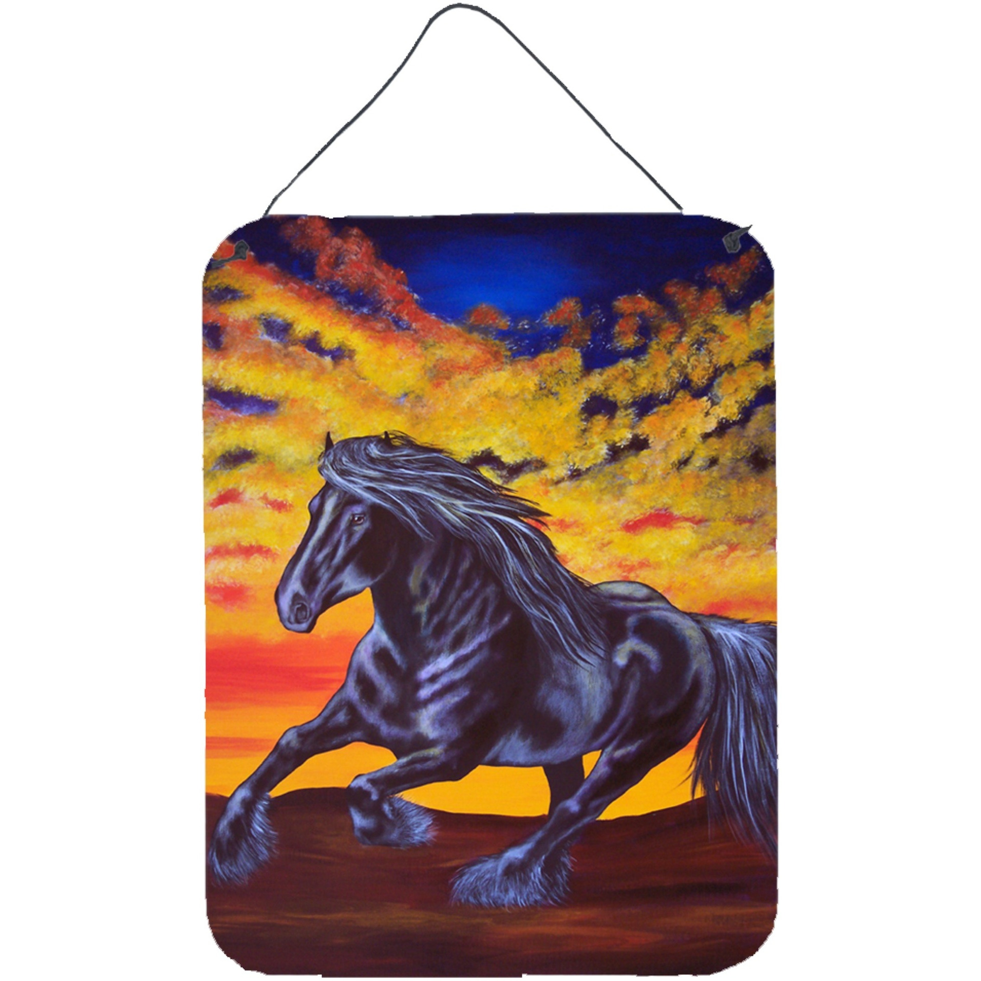&quotCaroline's Treasures Desert Wind Horse Wall or Door Hanging Prints AMB1241DS1216, 16HX12W, Multicolor"