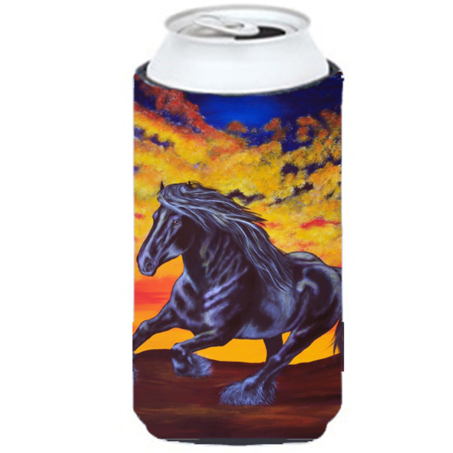 &quotCaroline's Treasures Desert Wind Horse Tall Boy Koozie Hugger, Multicolor"