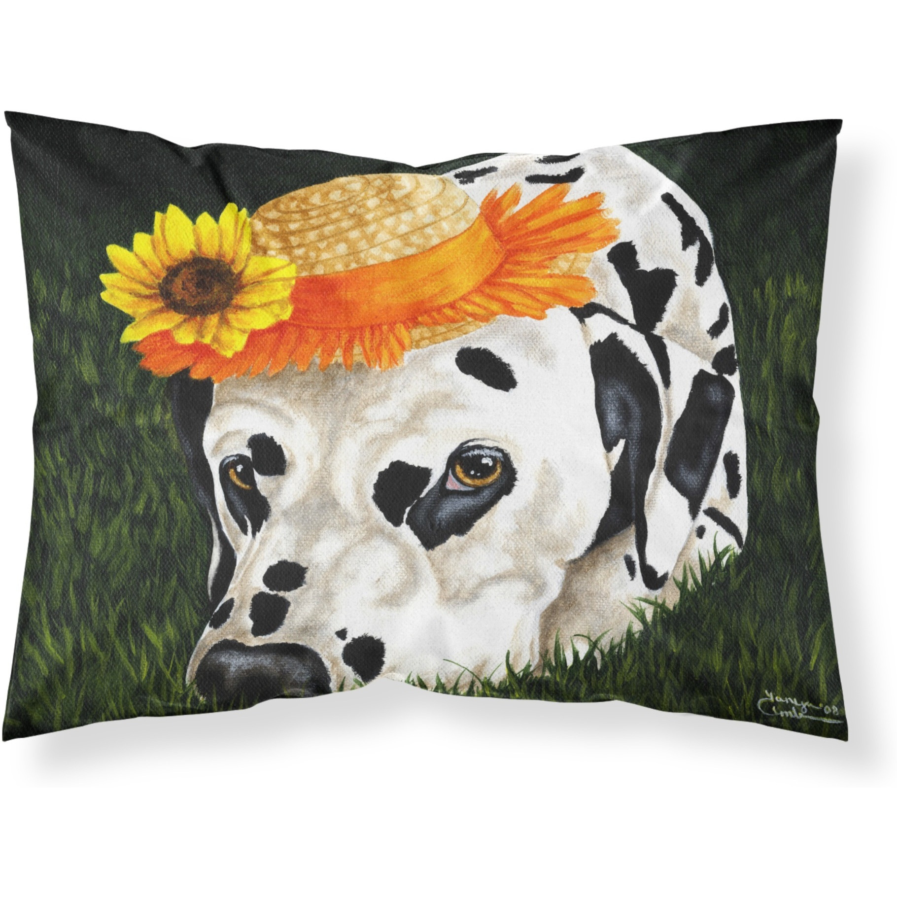 &quotCaroline's Treasures My Sun Spot Dalmatian Fabric Standard Pillowcase AMB1340PILLOWCASE, Multicolor"