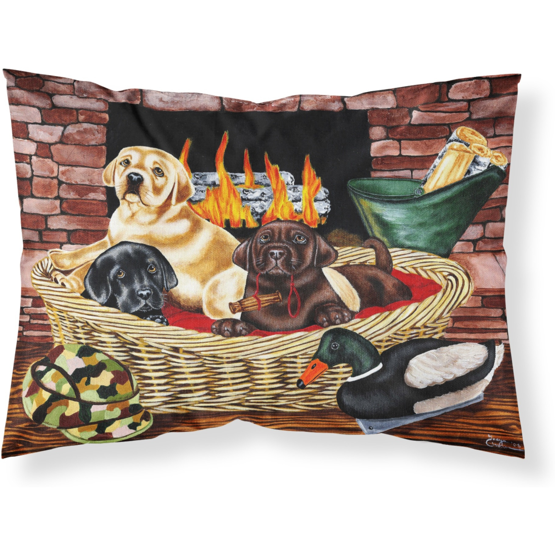 &quotCaroline's Treasures The Next Generation Labrador Fabric Standard Pillowcase AMB1362PILLOWCASE, Multicolor"