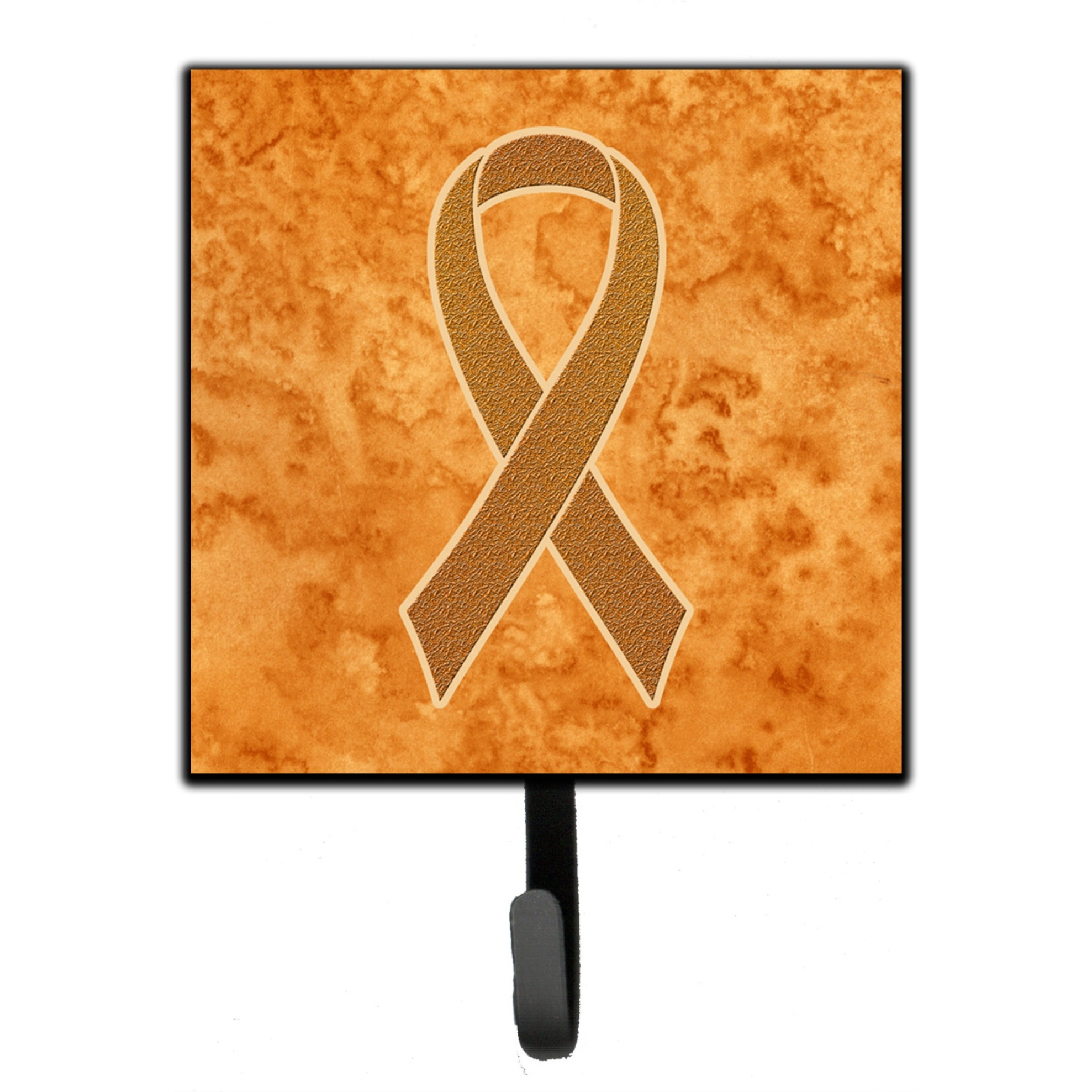 &quotCaroline's Treasures AN1204SH4 Orange Ribbon For Leukemia Awareness Leash or Key Holder, Small, Multicolor"