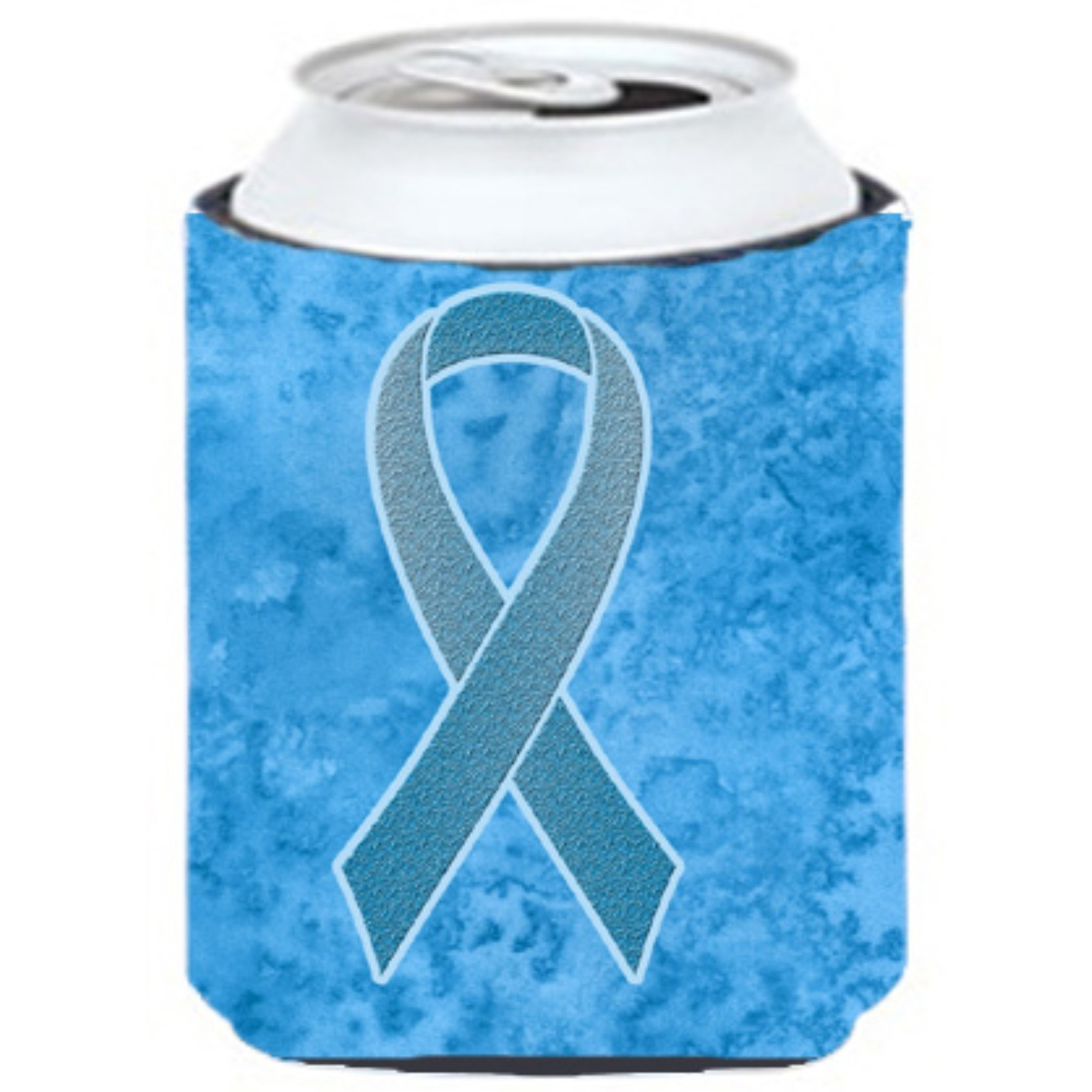 Blue Ribbon for Prostate Cancer Awareness Can or Bottle Hugger AN1206CC
