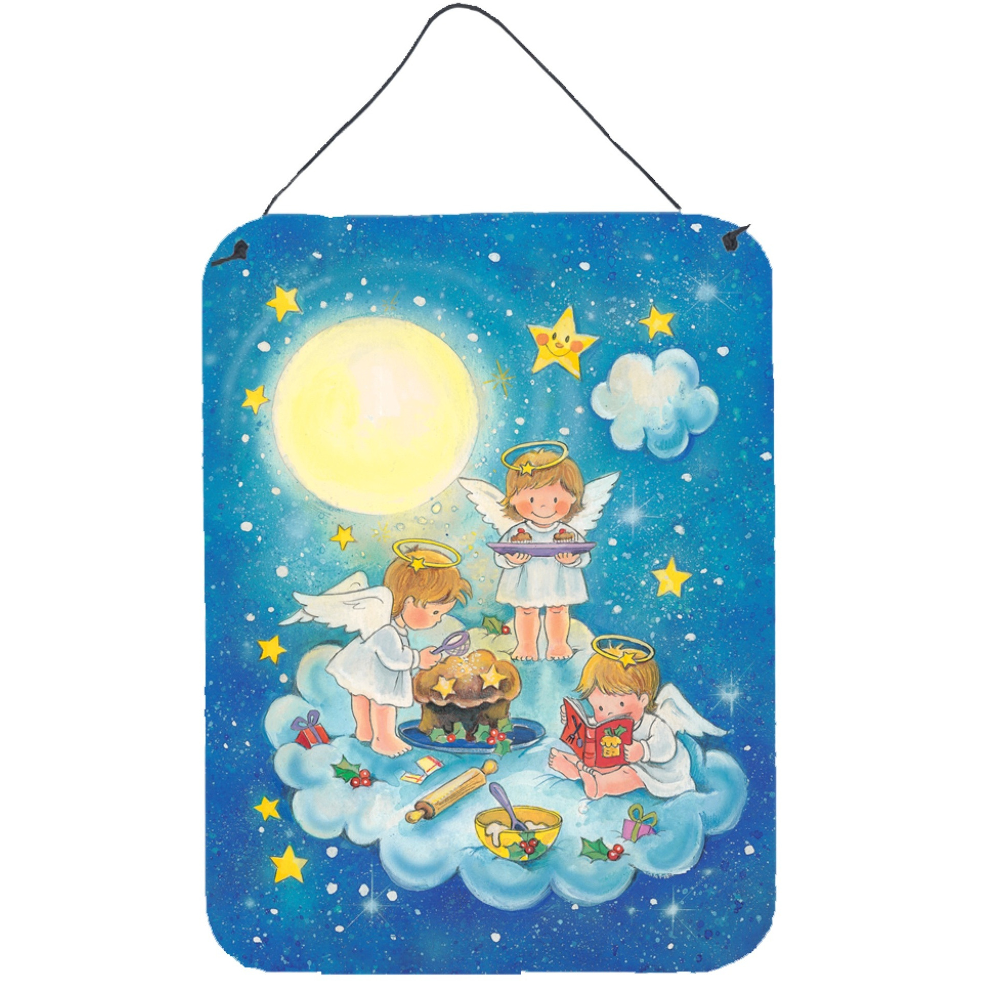 &quotCaroline's Treasures Angels Baking Wall or Door Hanging Prints APH1699DS1216, 16HX12W, Multicolor"
