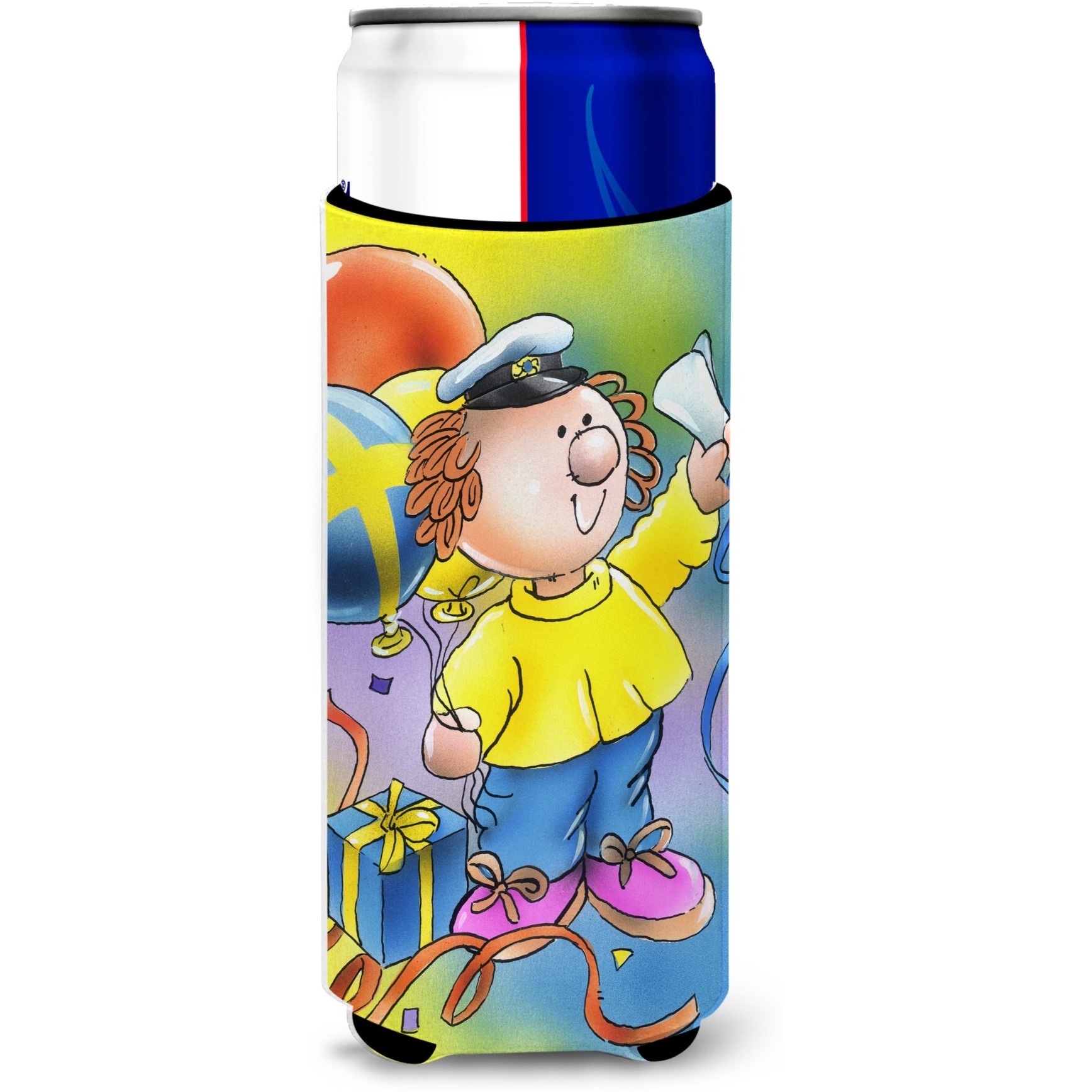 &quotCaroline's Treasures Graduation The Graduate Michelob Ultra Koozies for Slim Cans, Multicolor"