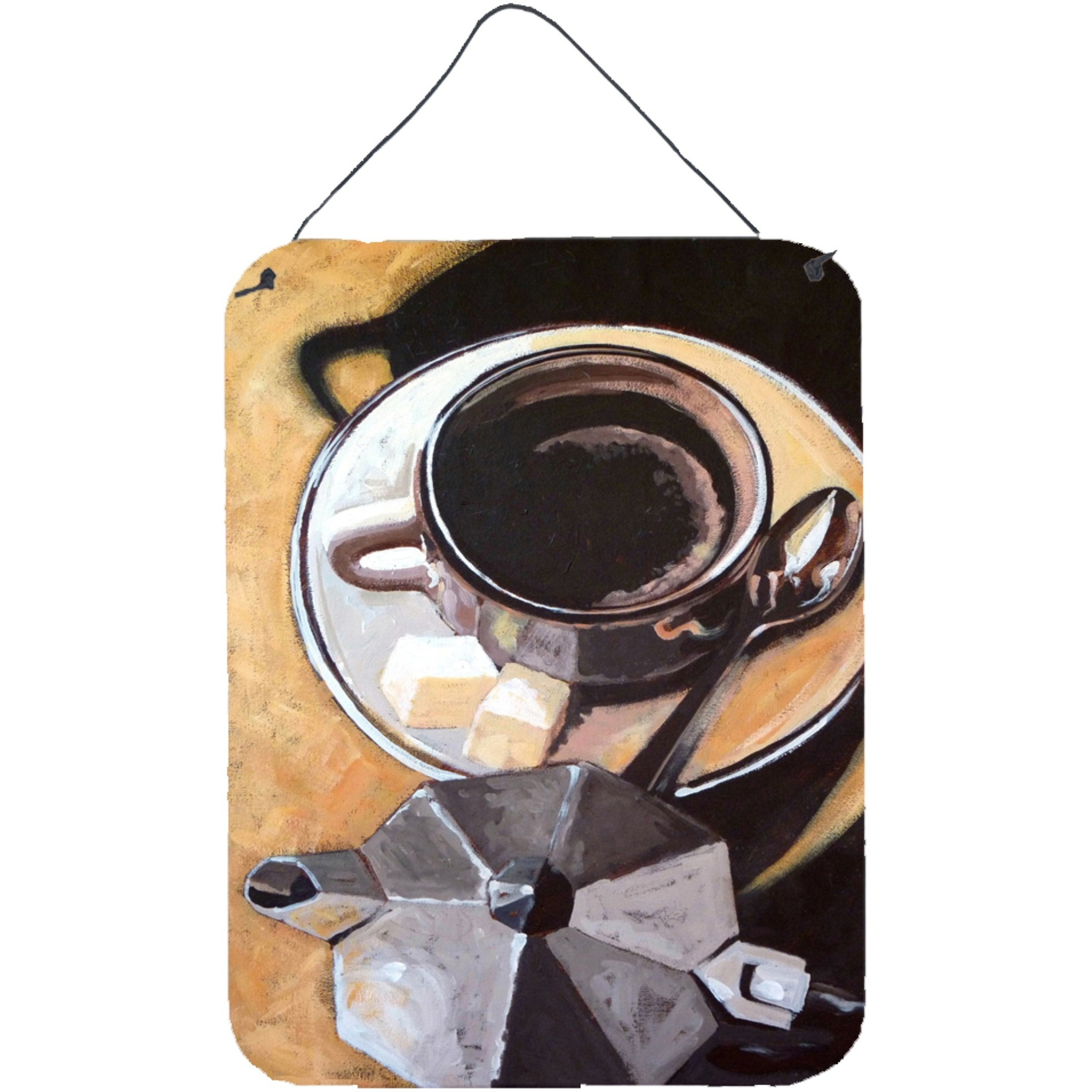 &quotCaroline's Treasures Coffee I by Roy Avis Wall or Door Hanging Prints ARA0086DS1216, 16"&quotH x 12"&quotW, Multicolor"