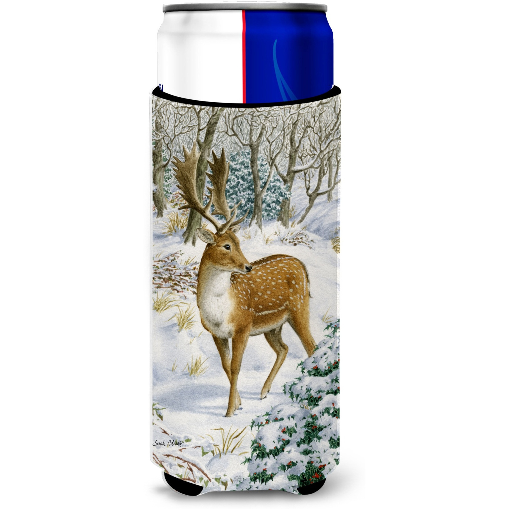 &quotCaroline's Treasures Fallow Buck Deer Michelob Ultra Koozies for Slim Cans, Multicolor"