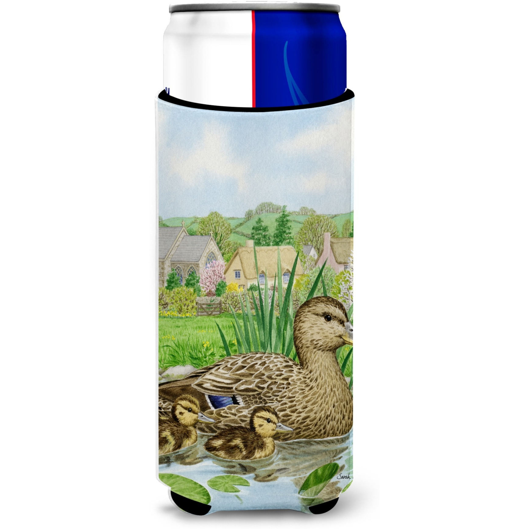 &quotCaroline's Treasures Mallard Duck Michelob Ultra Koozies for Slim Cans, Multicolor"