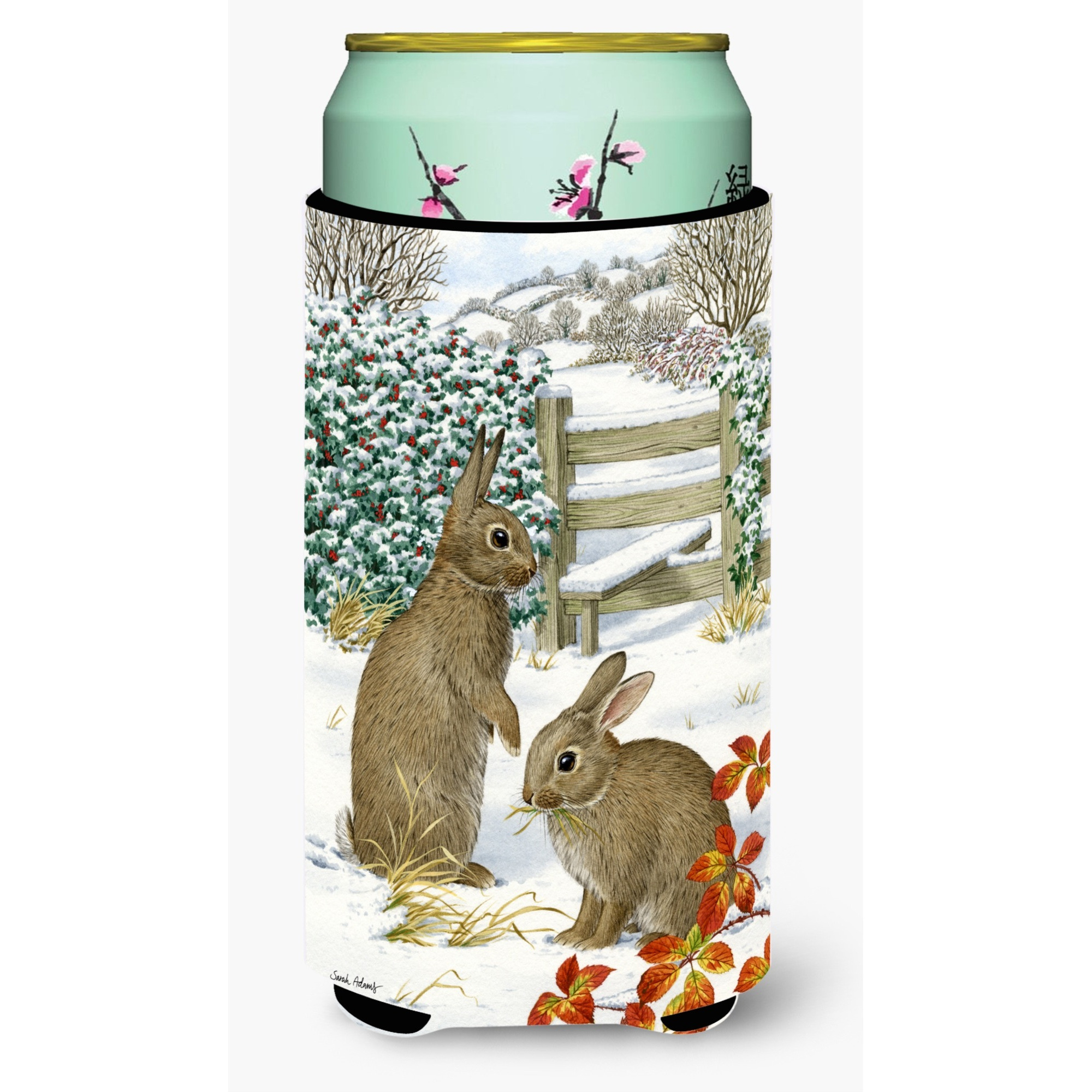 &quotCaroline's Treasures ASA2034TBC Rabbits Tall Boy Koozie Hugger, Multicolor"