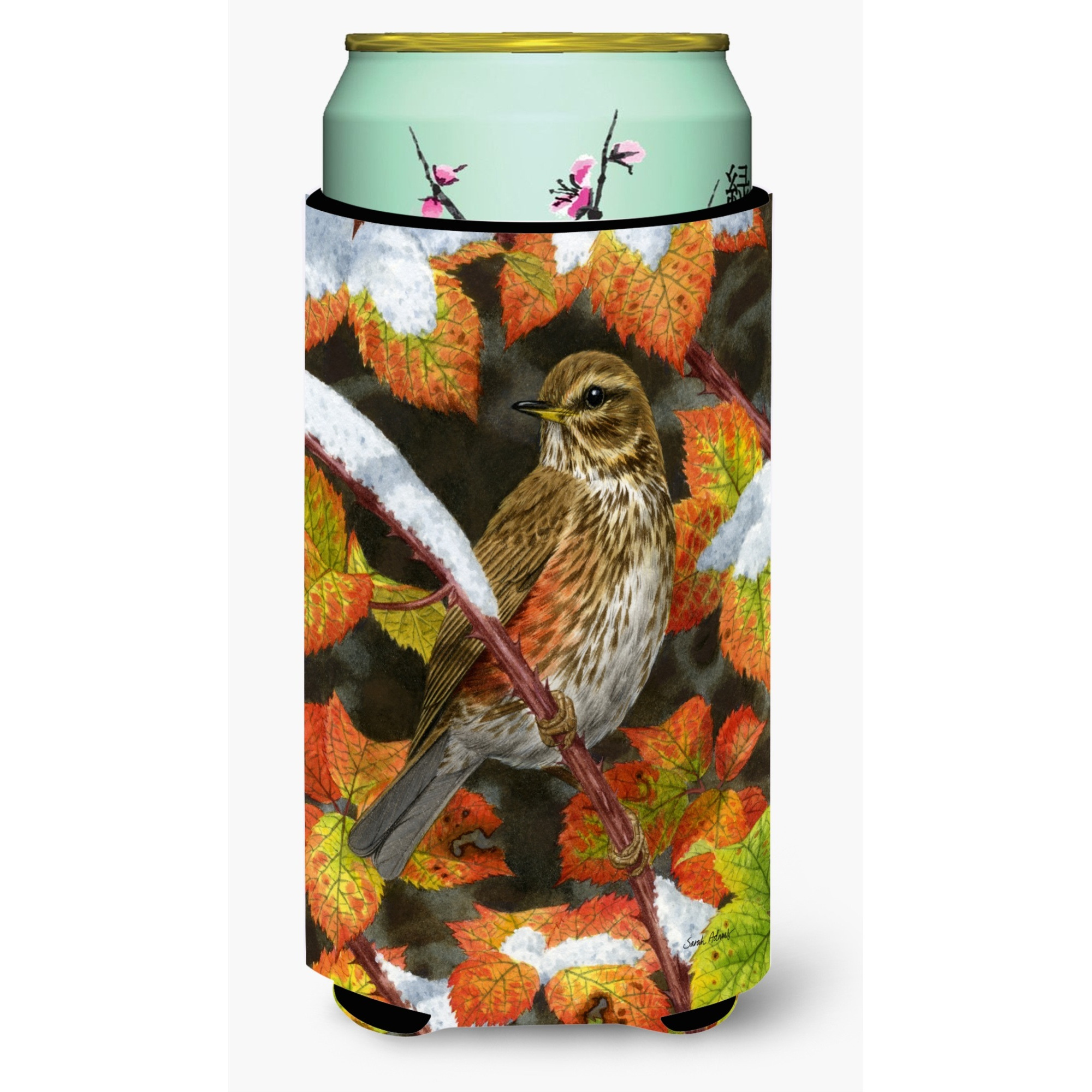 &quotCaroline's Treasures Redwing Tall Boy Koozie Hugger, Multicolor"