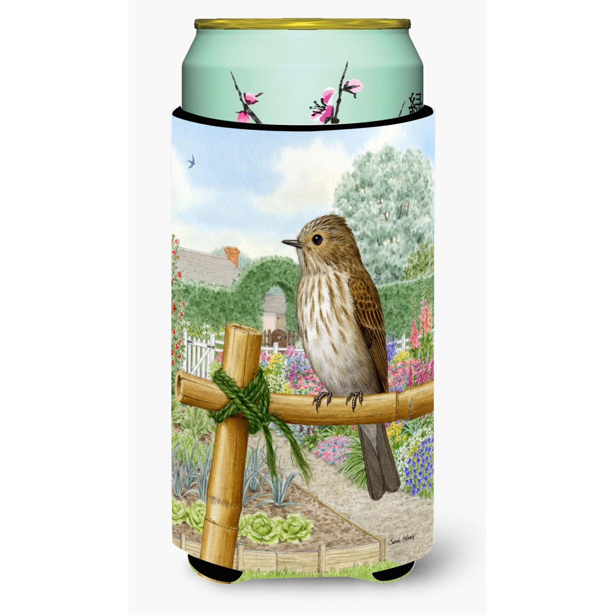 &quotCaroline's Treasures ASA2100TBC Spotted Flycatcher Tall Boy Koozie Hugger, Multicolor"