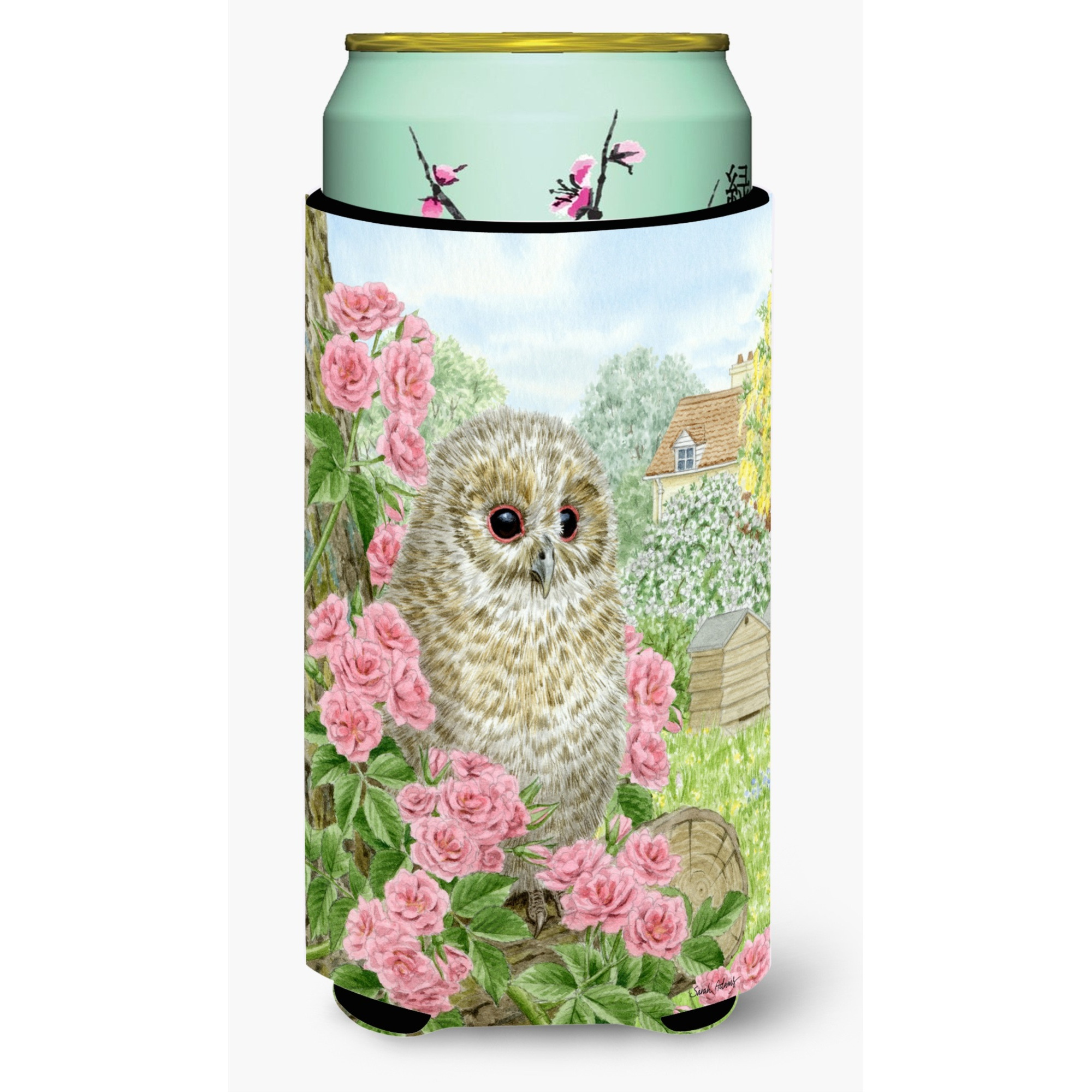 &quotCaroline's Treasures Tawny Owlet Tall Boy Koozie Hugger, Multicolor"
