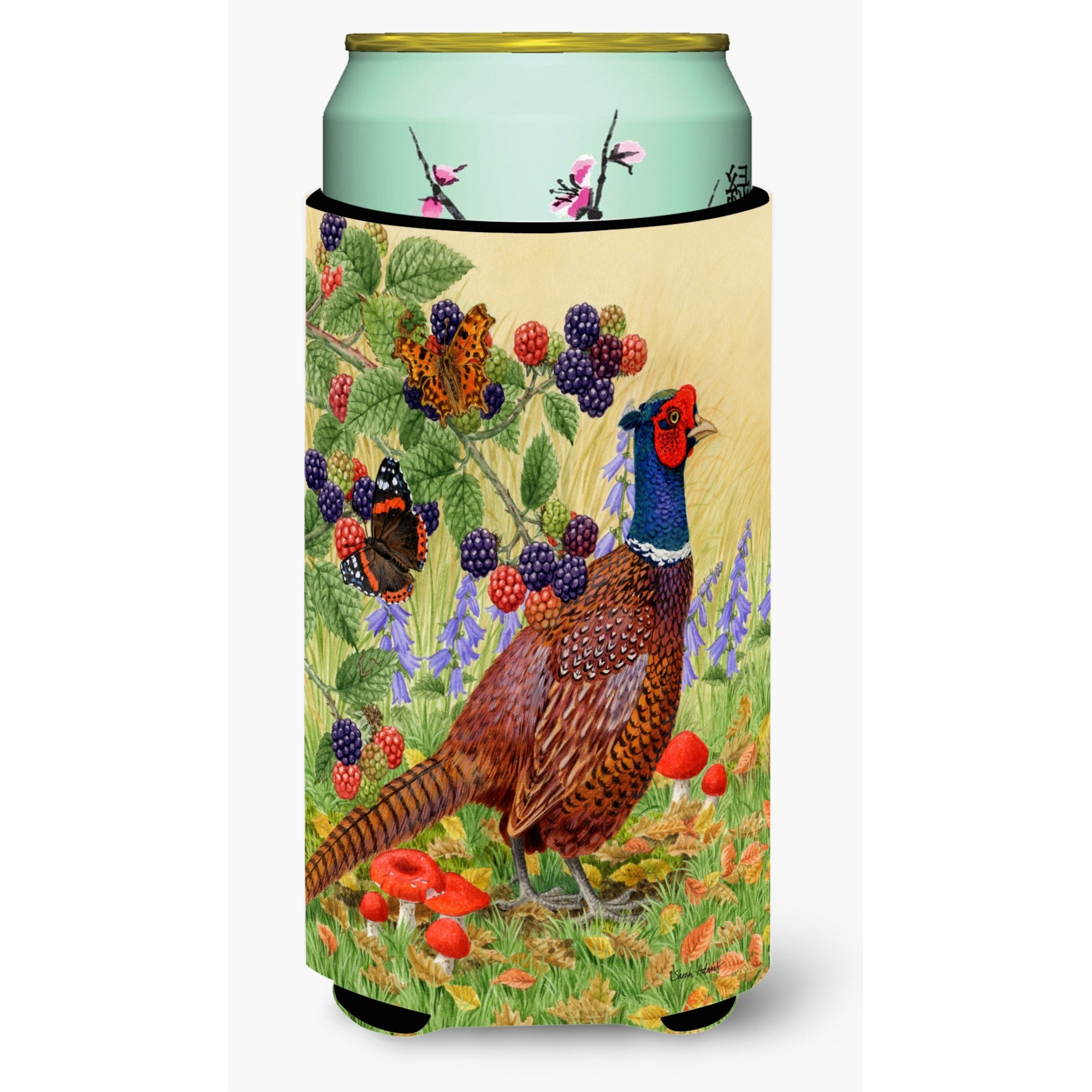 &quotCaroline's Treasures ASA2121TBC Pheasant Tall Boy Koozie Hugger, Multicolor"