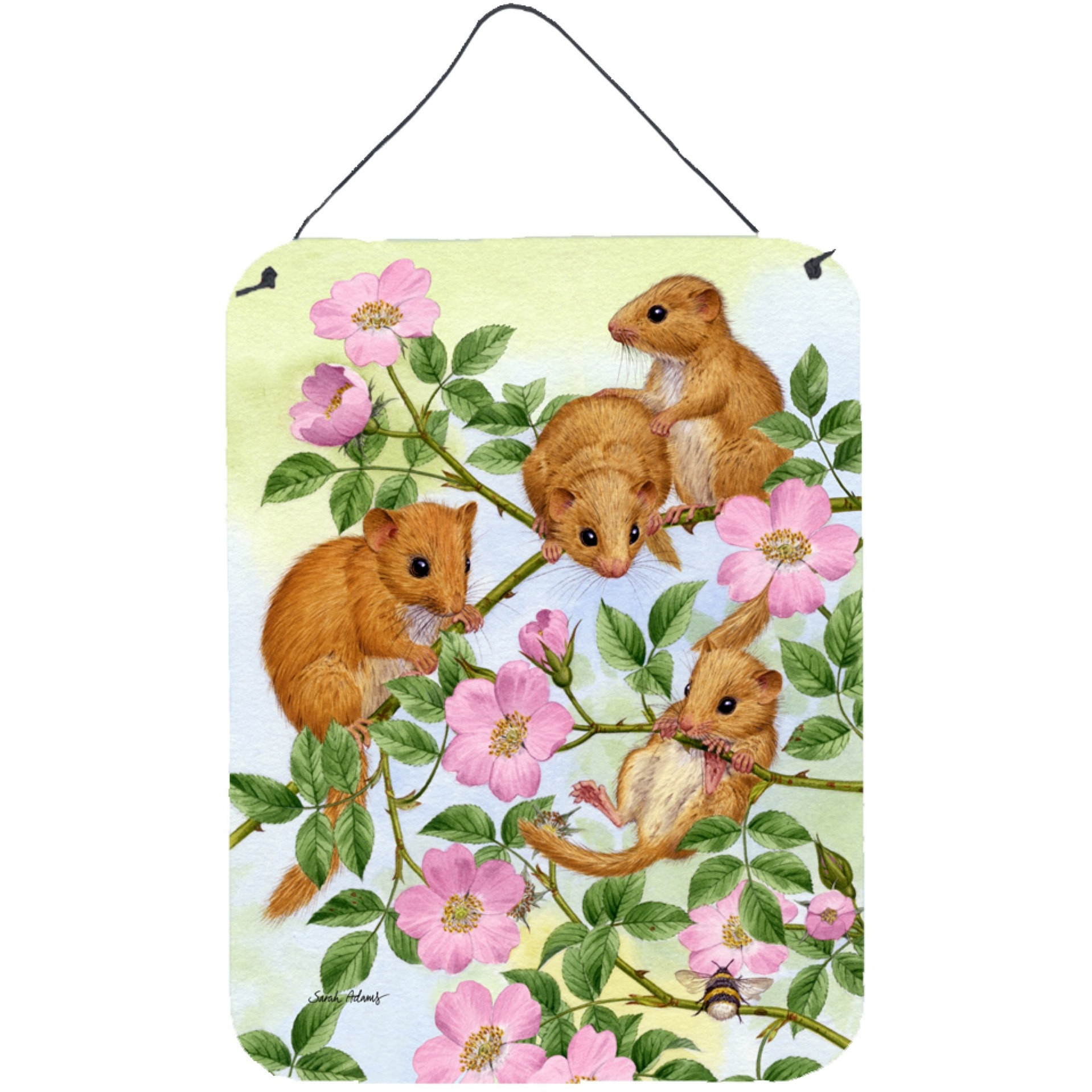 &quotCaroline's Treasures Dormice Dormouse Wall or Door Hanging Prints ASA2136DS1216, 16HX12W, Multicolor"