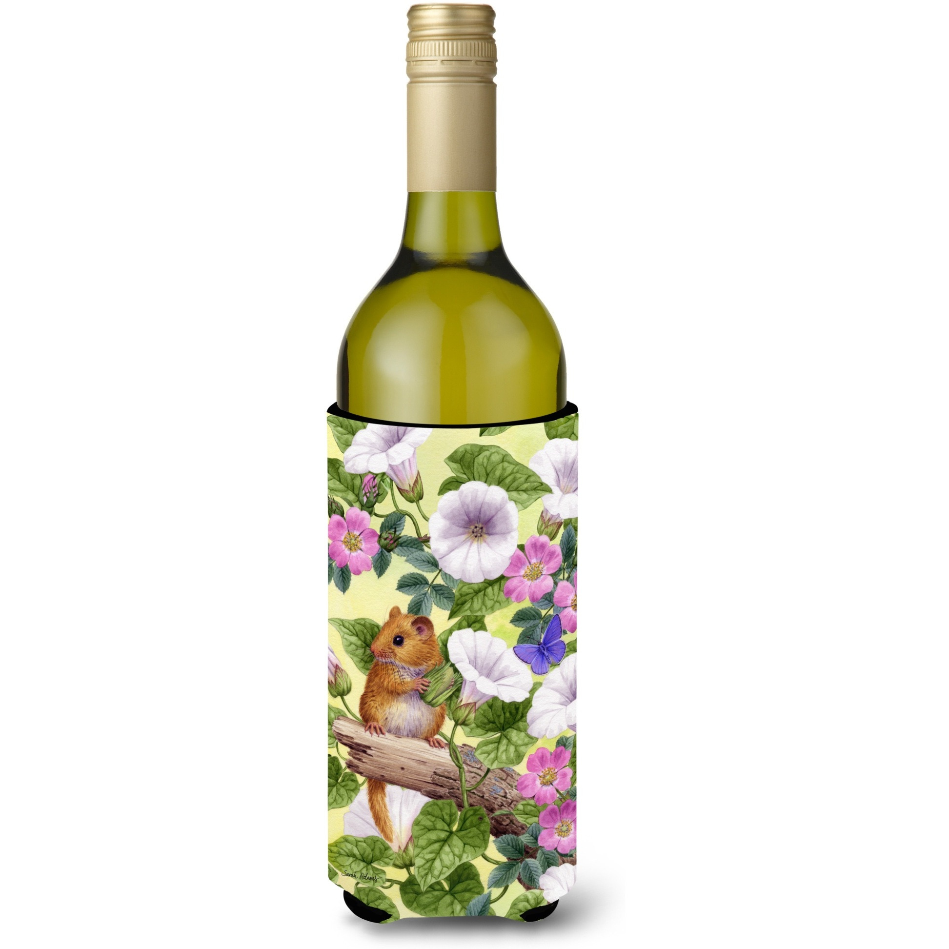 &quotCaroline's Treasures Dormouse Wine Bottle Koozie Hugger, 750 ml, Multicolor"