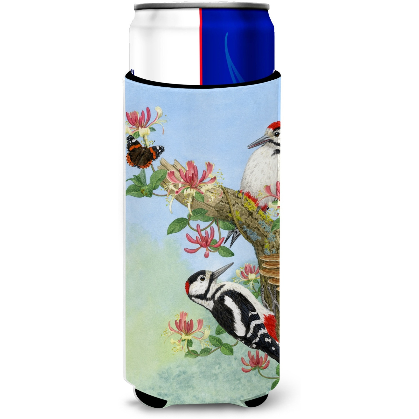 &quotCaroline's Treasures Woodpeckers Michelob Ultra Koozies for Slim Cans, Multicolor"