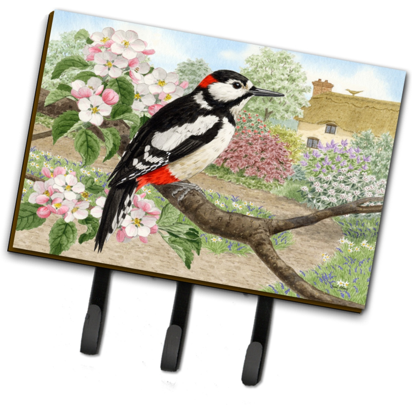 &quotCaroline's Treasures ASA2175TH68 Woodpecker Leash or Key Holder, Large, Multicolor"