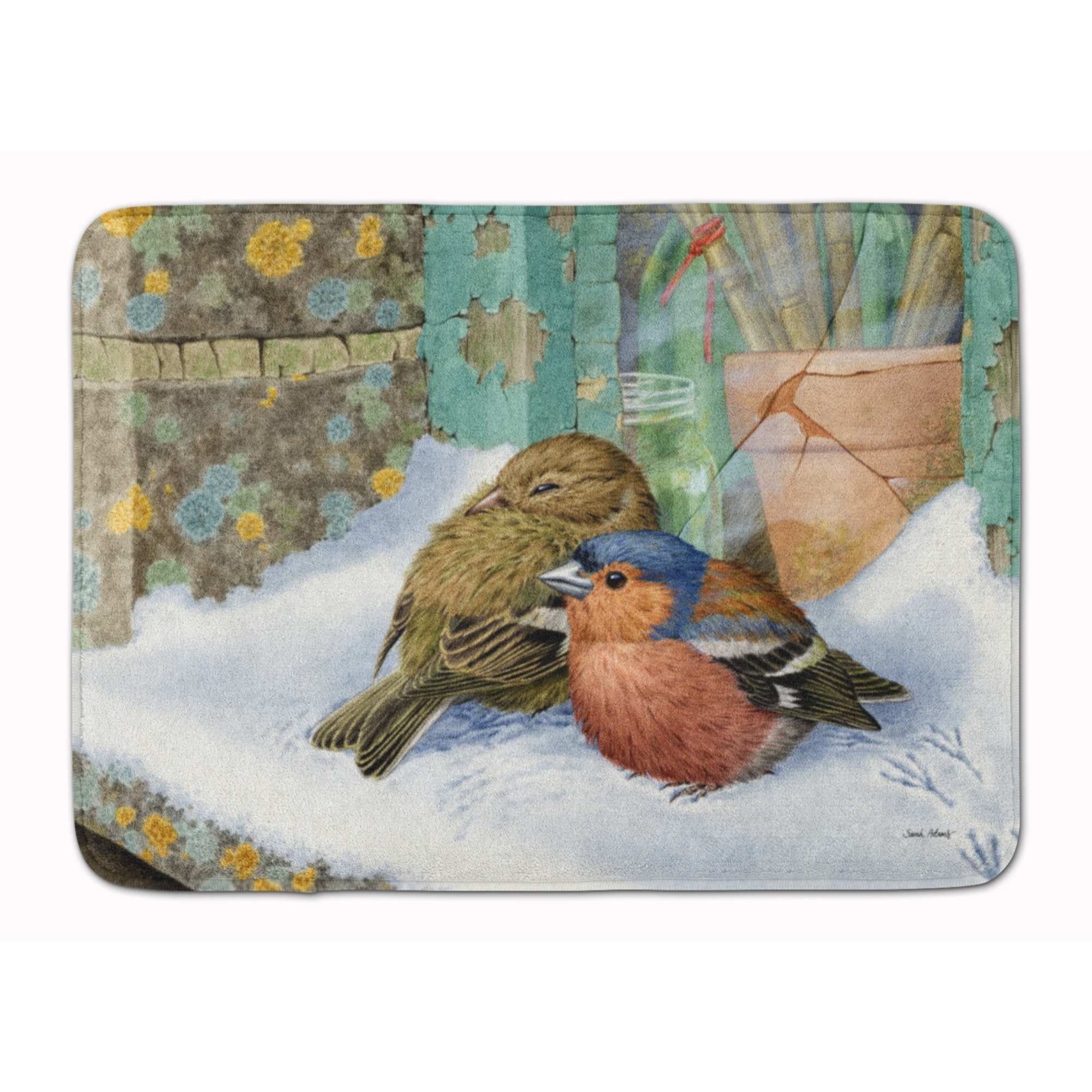 &quotCaroline's Treasures Chaffinches Floor Mat, 19"" x 27"", Multicolor"