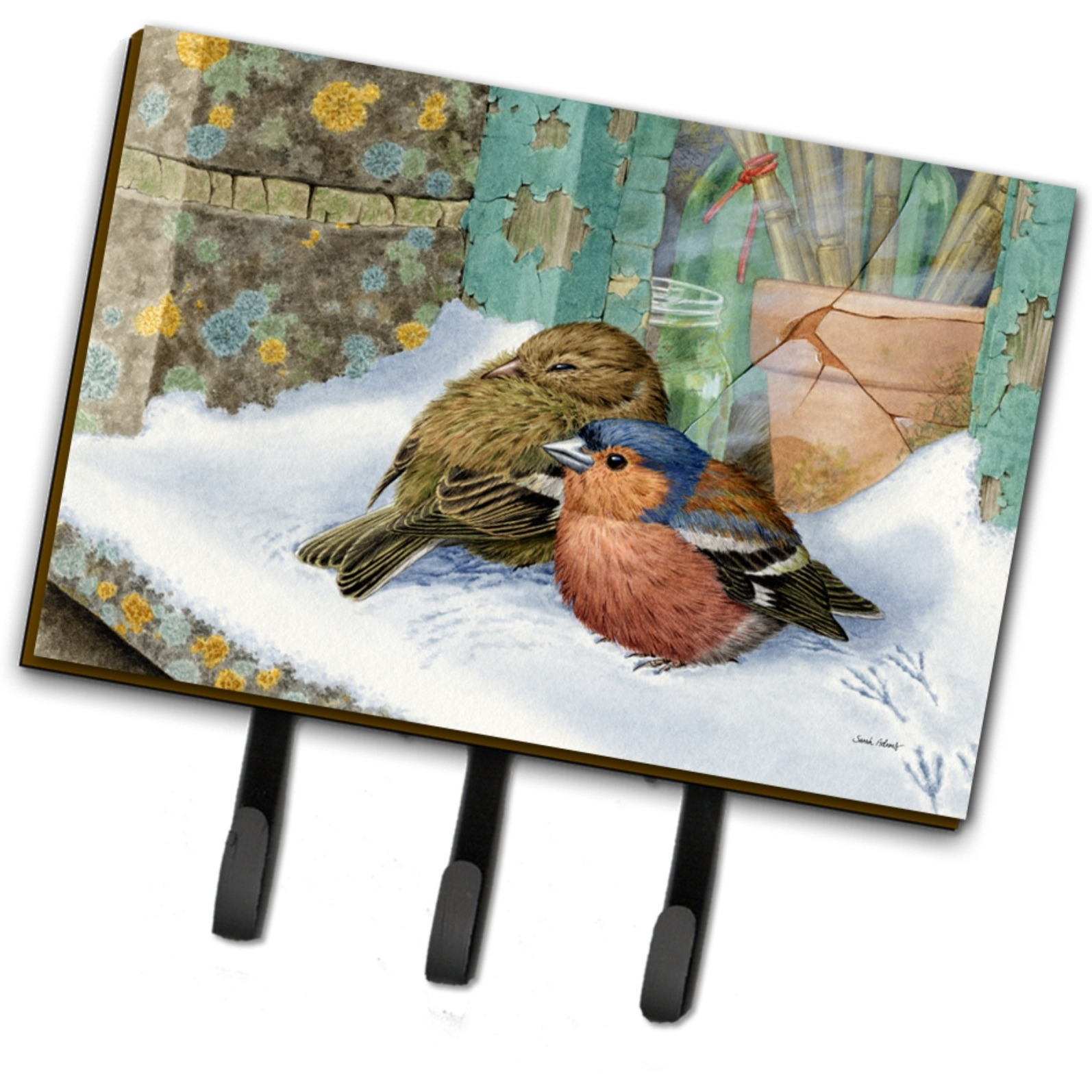 &quotCaroline's Treasures ASA2194TH68 Chaffinches Leash or Key Holder, Large, Multicolor"