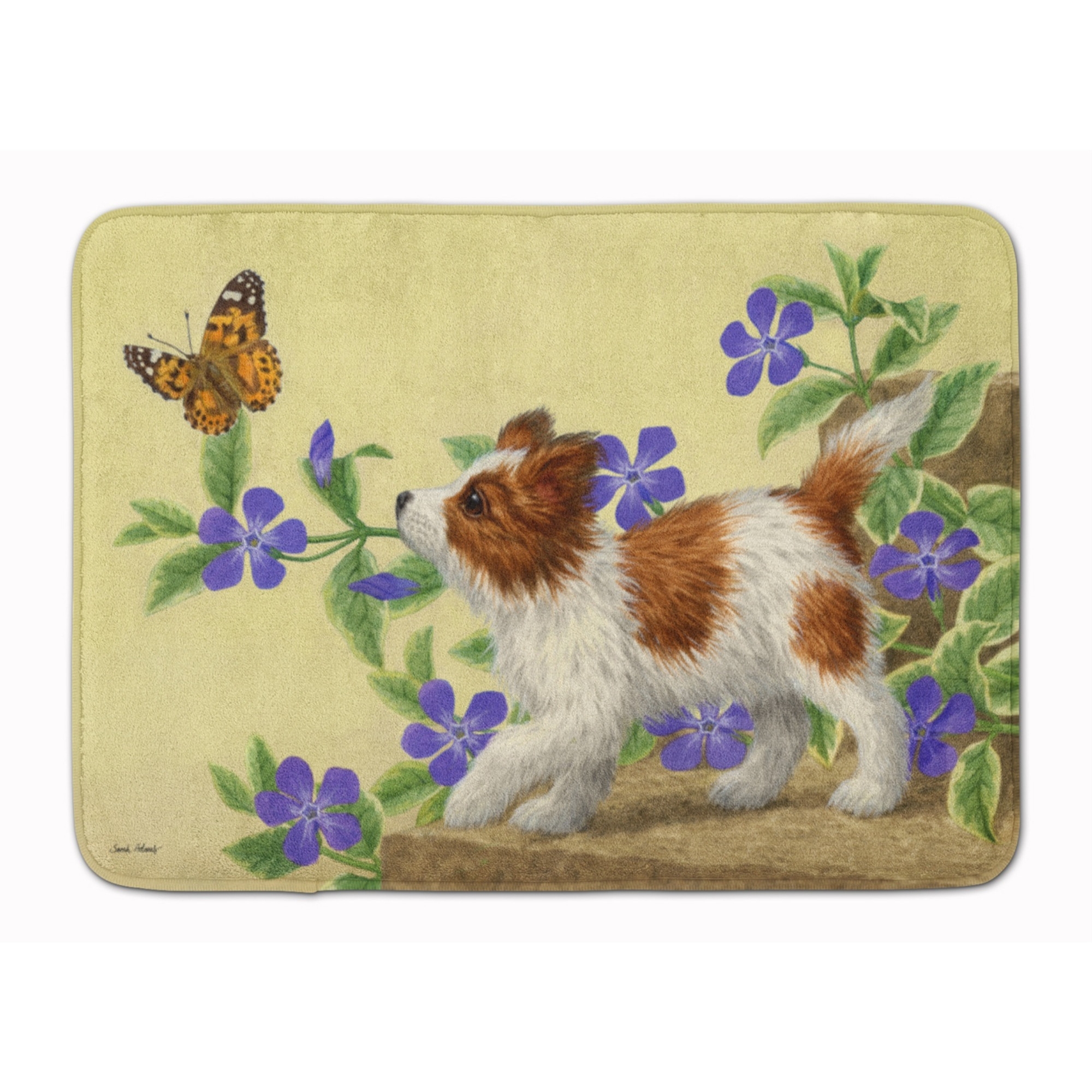&quotCaroline's Treasures Papillon Pup Floor Mat, 19"" x 27"", Multicolor"
