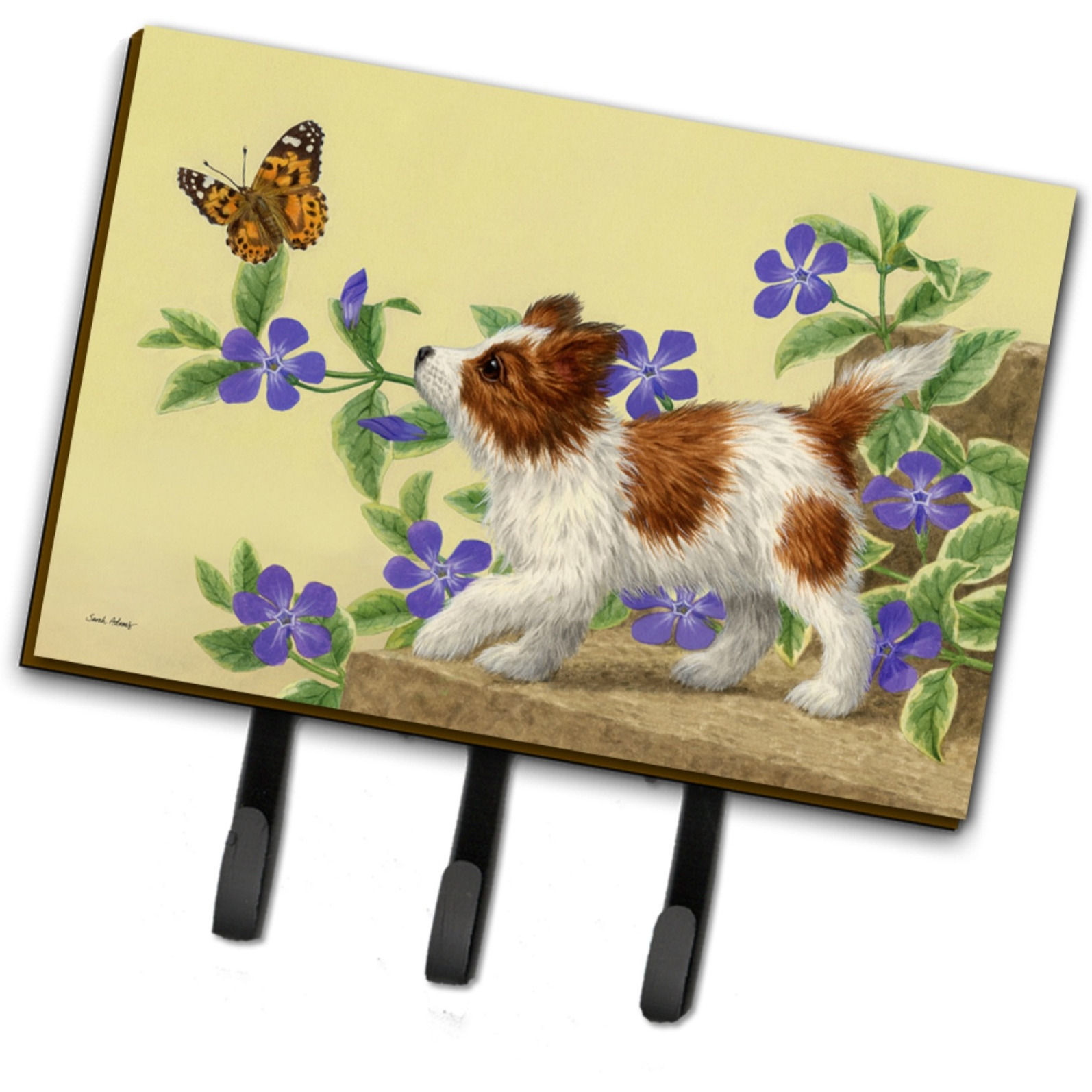 &quotCaroline's Treasures ASA2204TH68 Papillion Pup Leash or Key Holder, Large, Multicolor"
