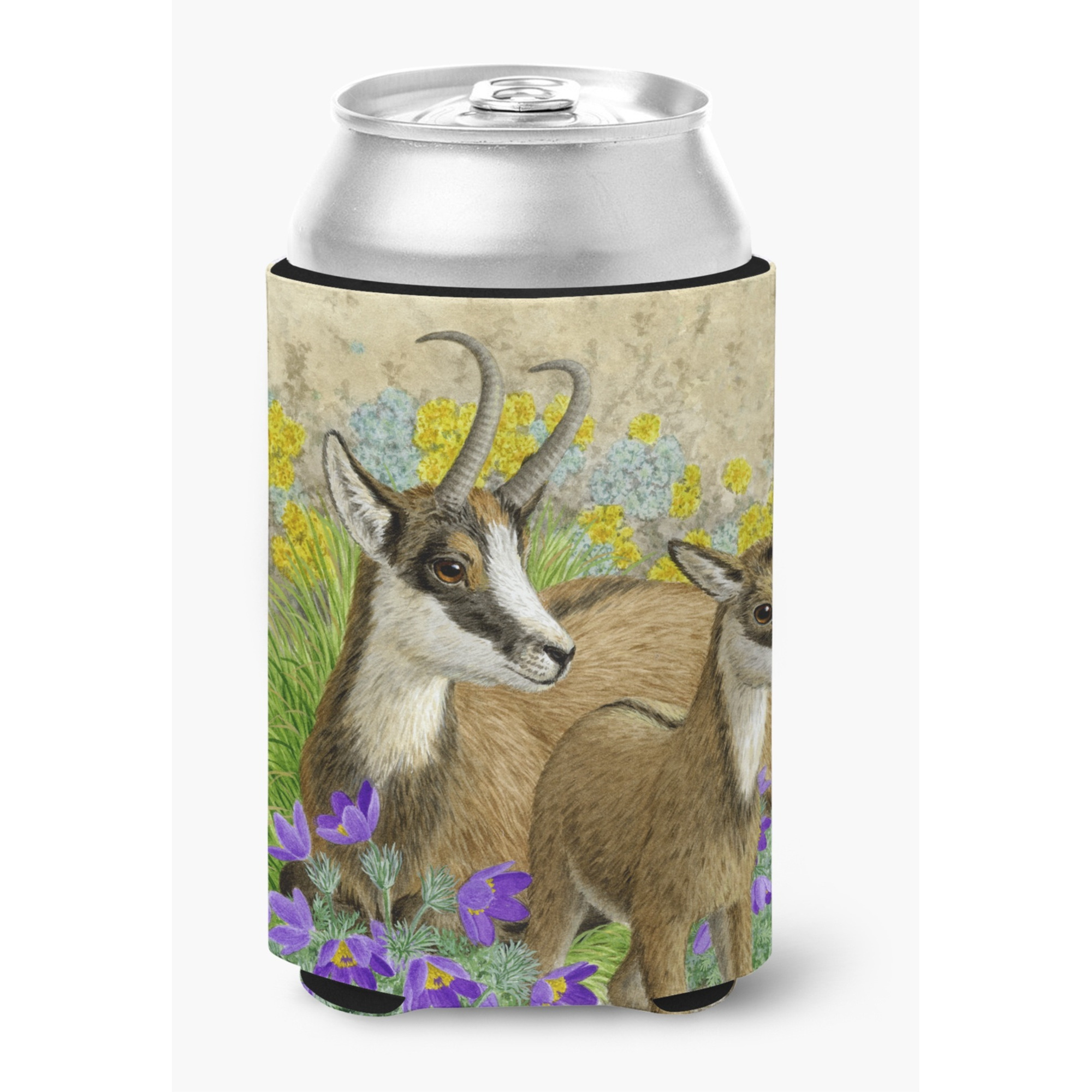 &quotCaroline's Treasures ASAD0789CC "&quotChamois by Sarah Adams"" Can or Bottle Hugger, Multicolor"