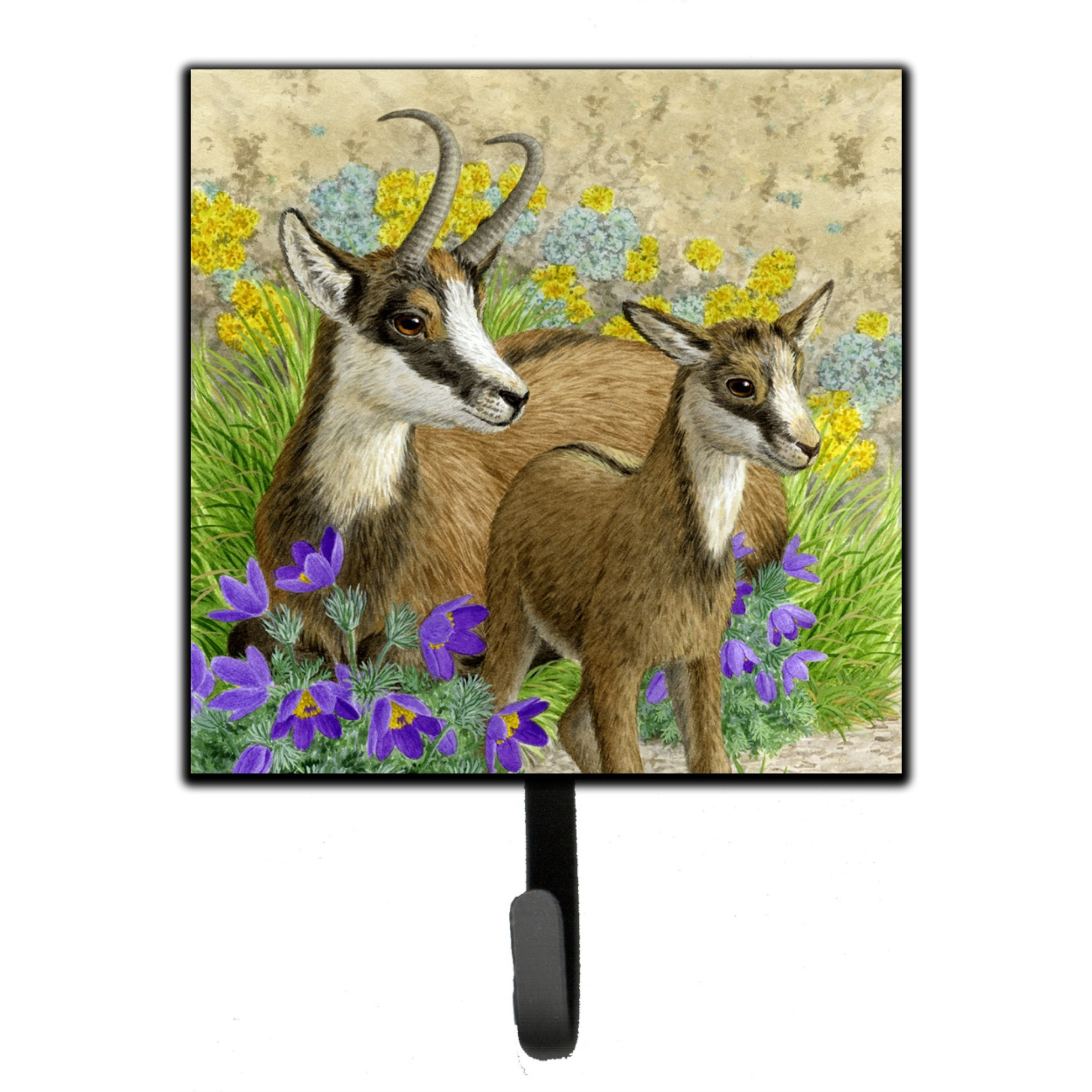 &quotCaroline's Treasures Chamois by Sarah Adams Leash or Key Holder ASAD0789SH4, Small, Multicolor"