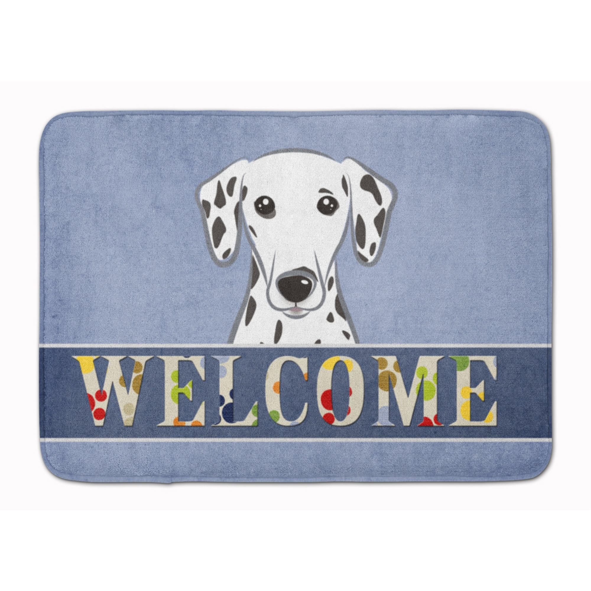 &quotCaroline's Treasures Dalmatian Welcome Floor Mat, 19"" x 27"", Multicolor"