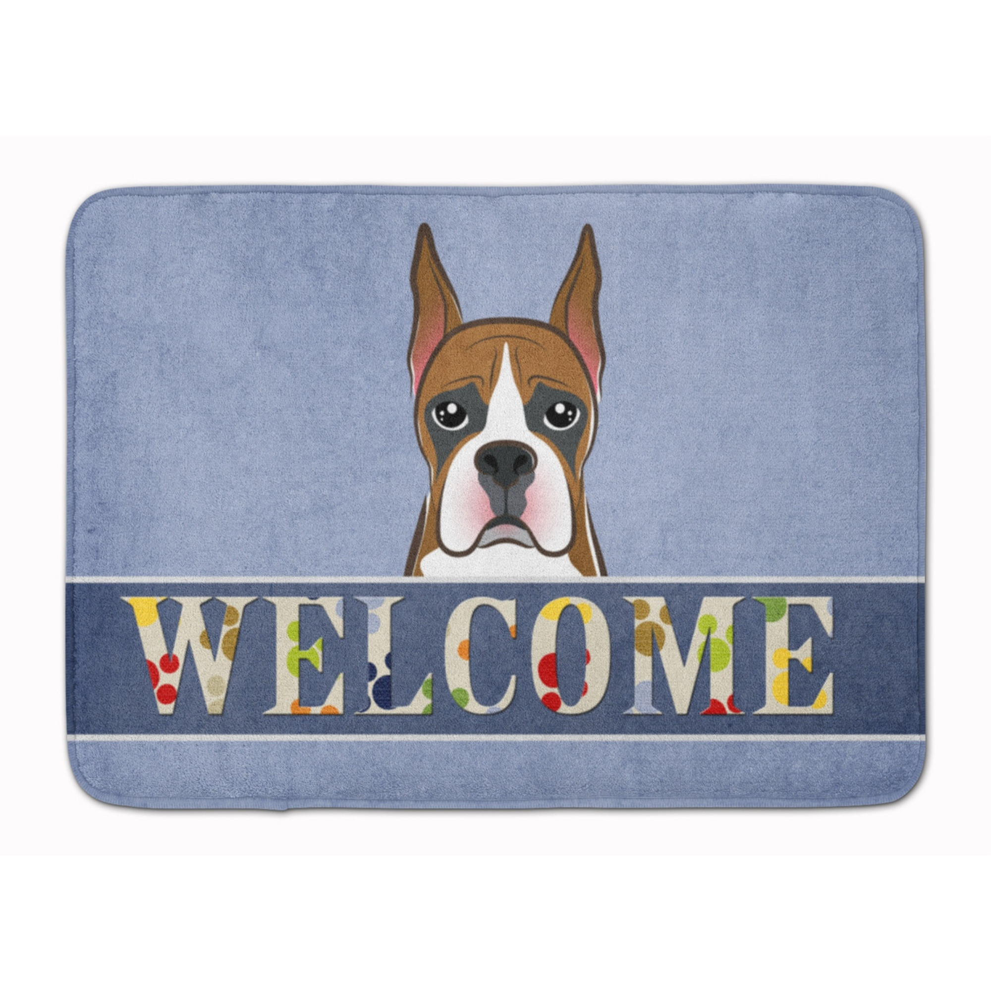 &quotCaroline's Treasures Boxer Welcome Floor Mat, 19"" x 27"", Multicolor"