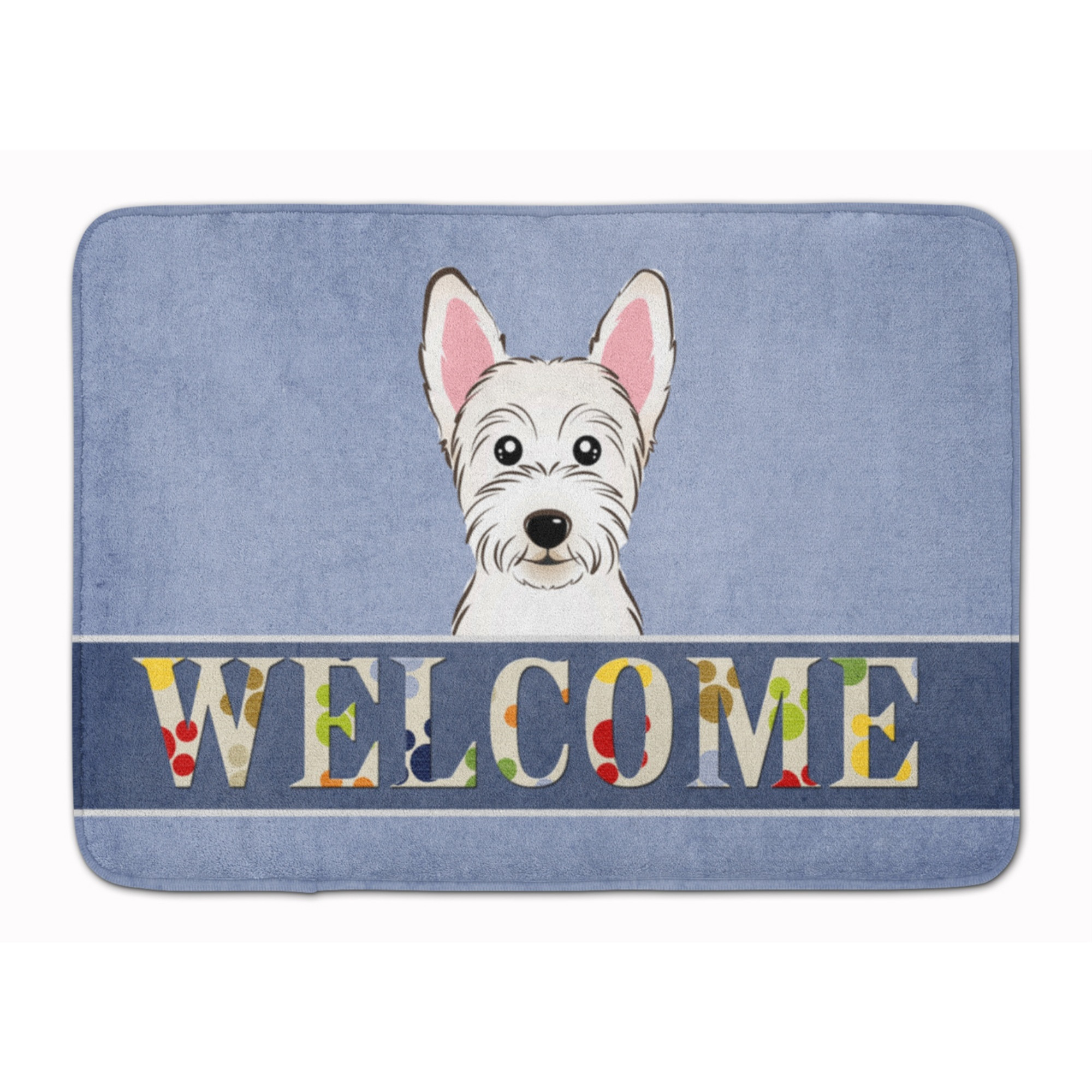 &quotCaroline's Treasures Westie Welcome Floor Mat, 19"" x 27"", Multicolor"