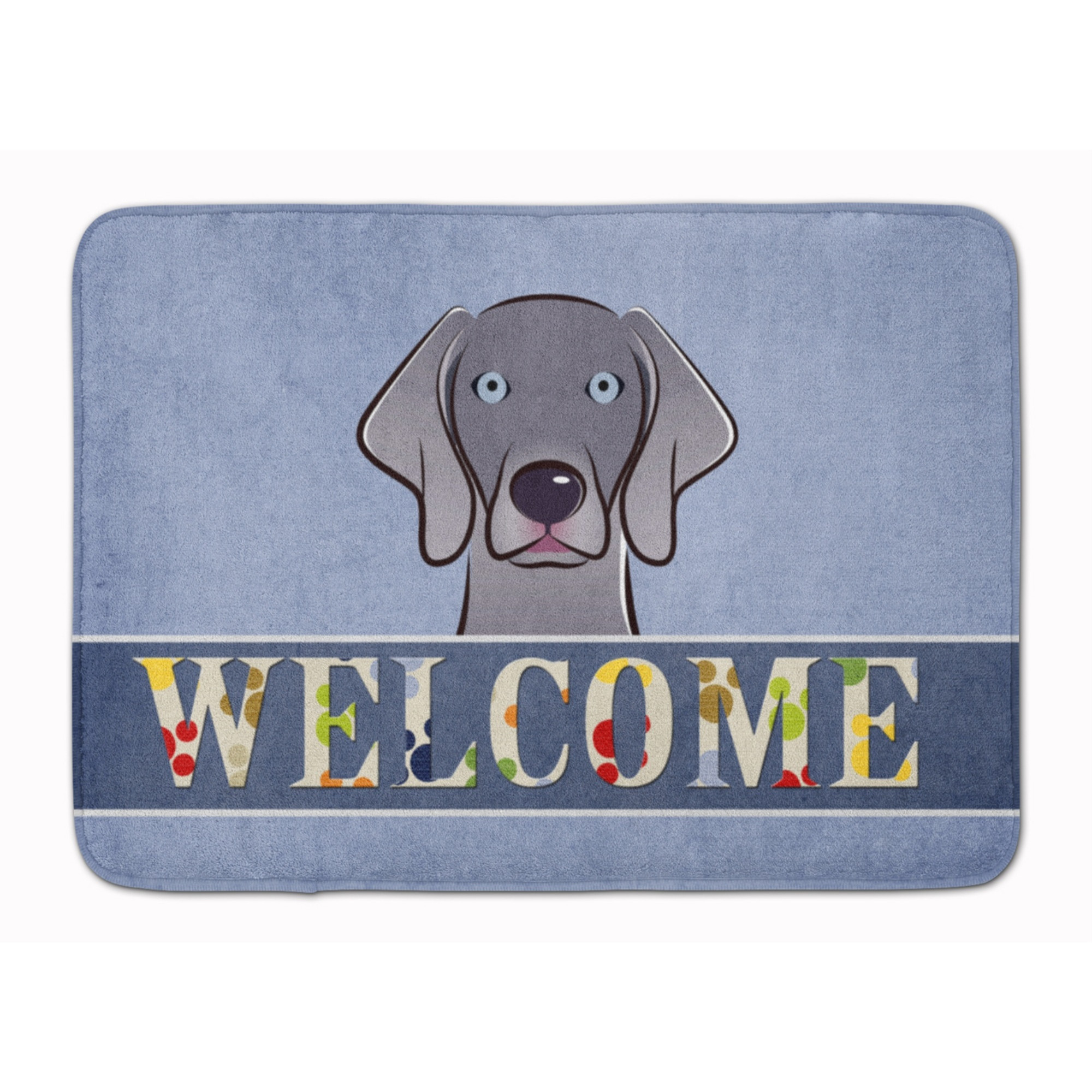 &quotCaroline's Treasures Weimaraner Welcome Floor Mat, 19"" x 27"", Multicolor"