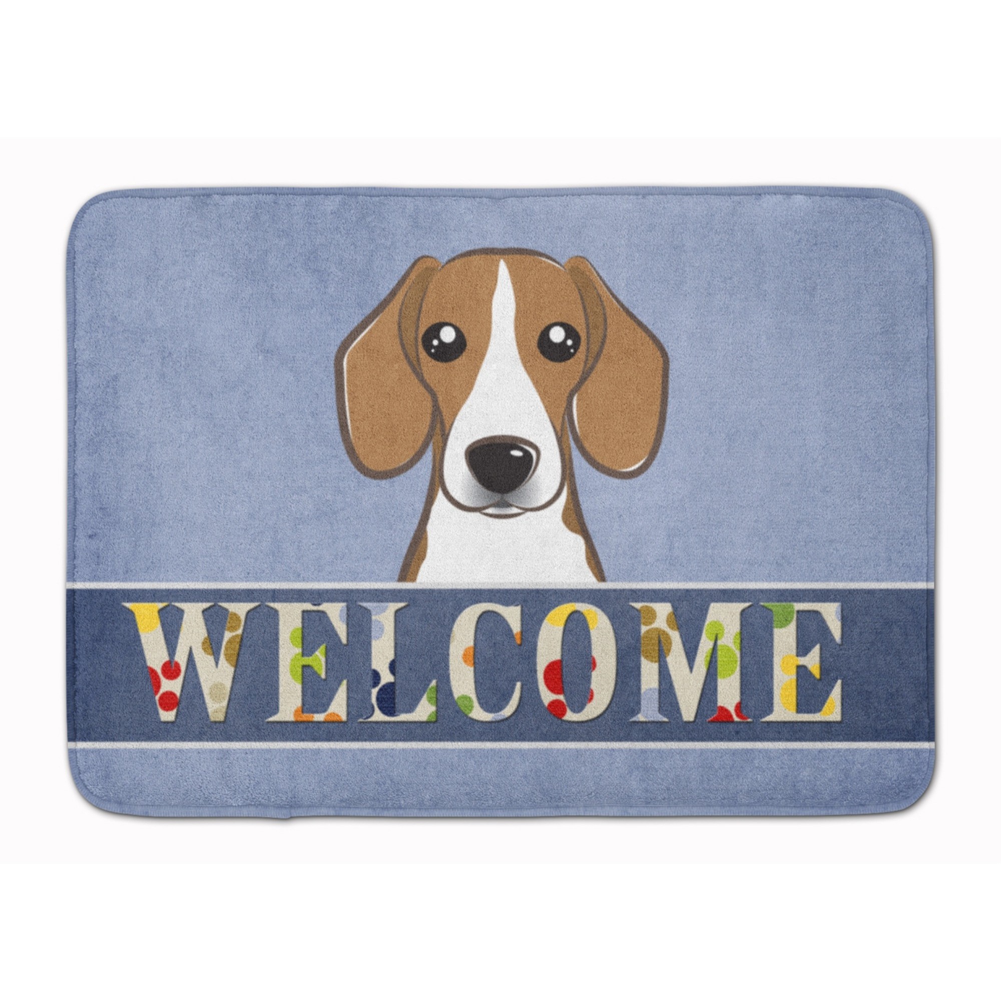 &quotCaroline's Treasures Beagle Welcome Floor Mat, 19"" x 27"", Multicolor"