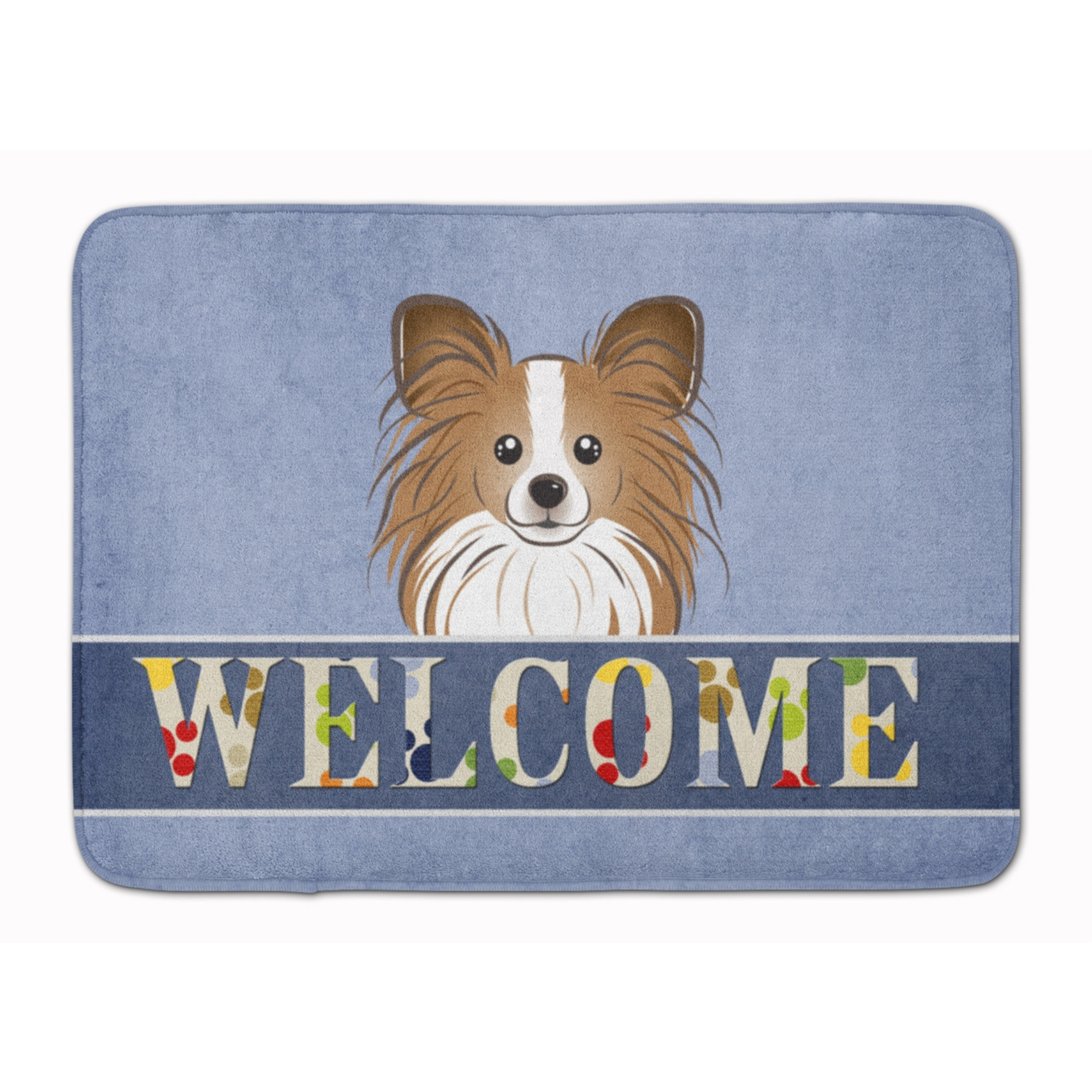 &quotCaroline's Treasures Papillon Welcome Floor Mat, 19"" x 27"", Multicolor"