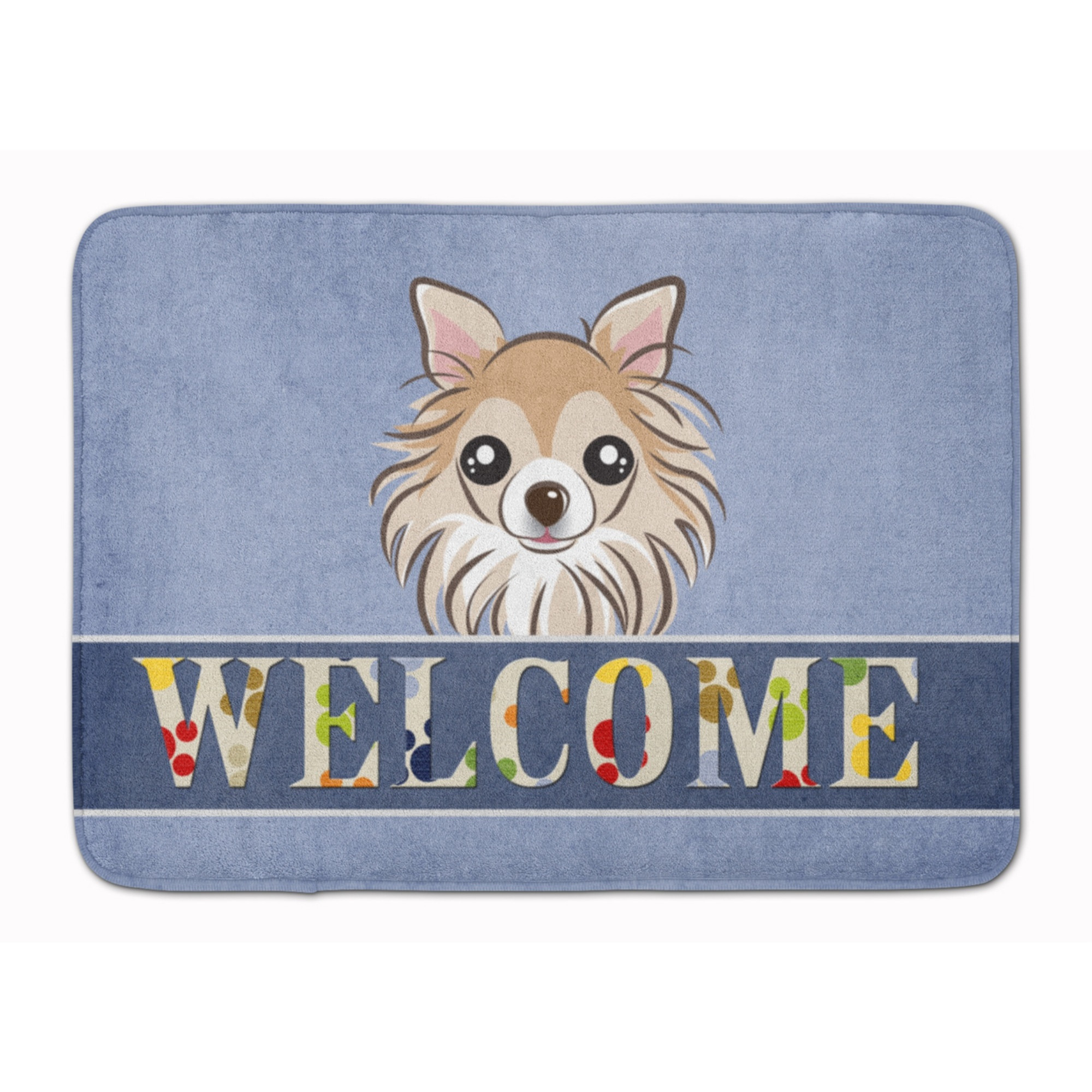 &quotCaroline's Treasures Chihuahua Welcome Floor Mat, 19"" x 27"", Multicolor"