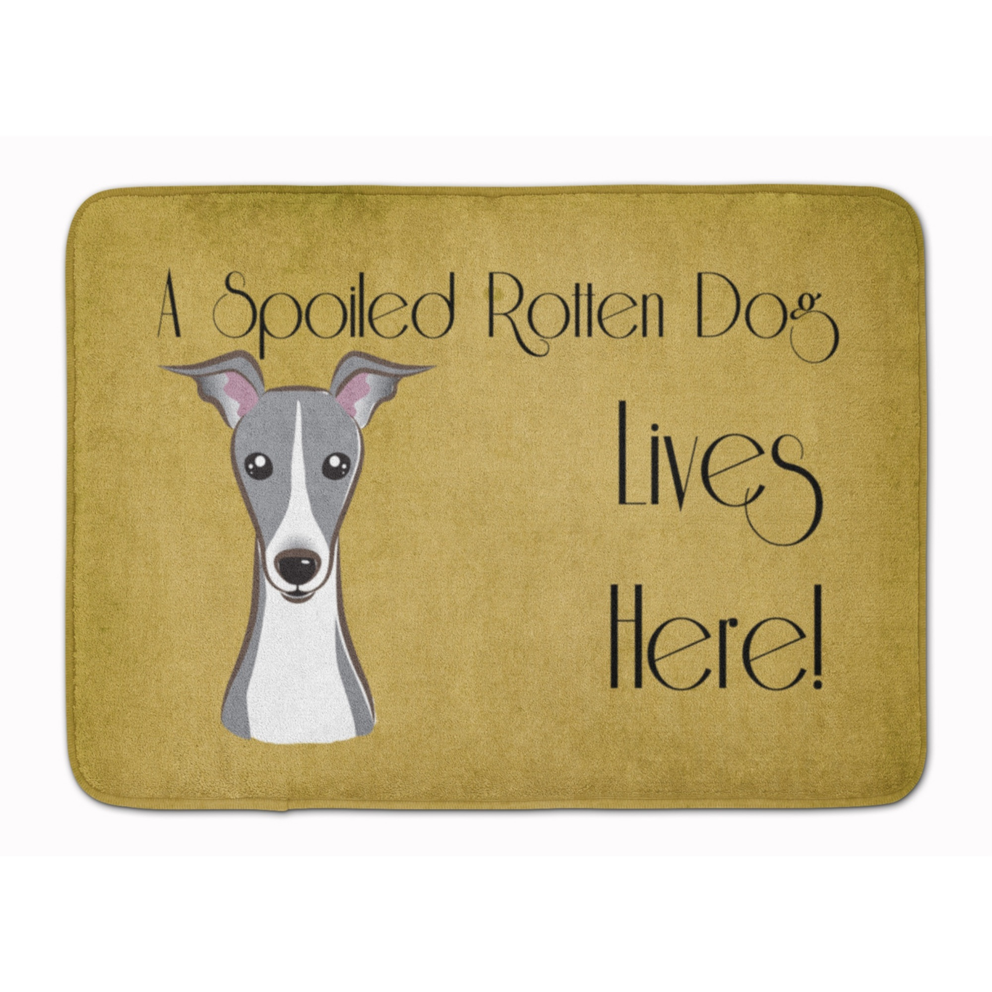 &quotCaroline's Treasures Italian Greyhound Spoiled Dog, 19"" x 27"", Multicolor"