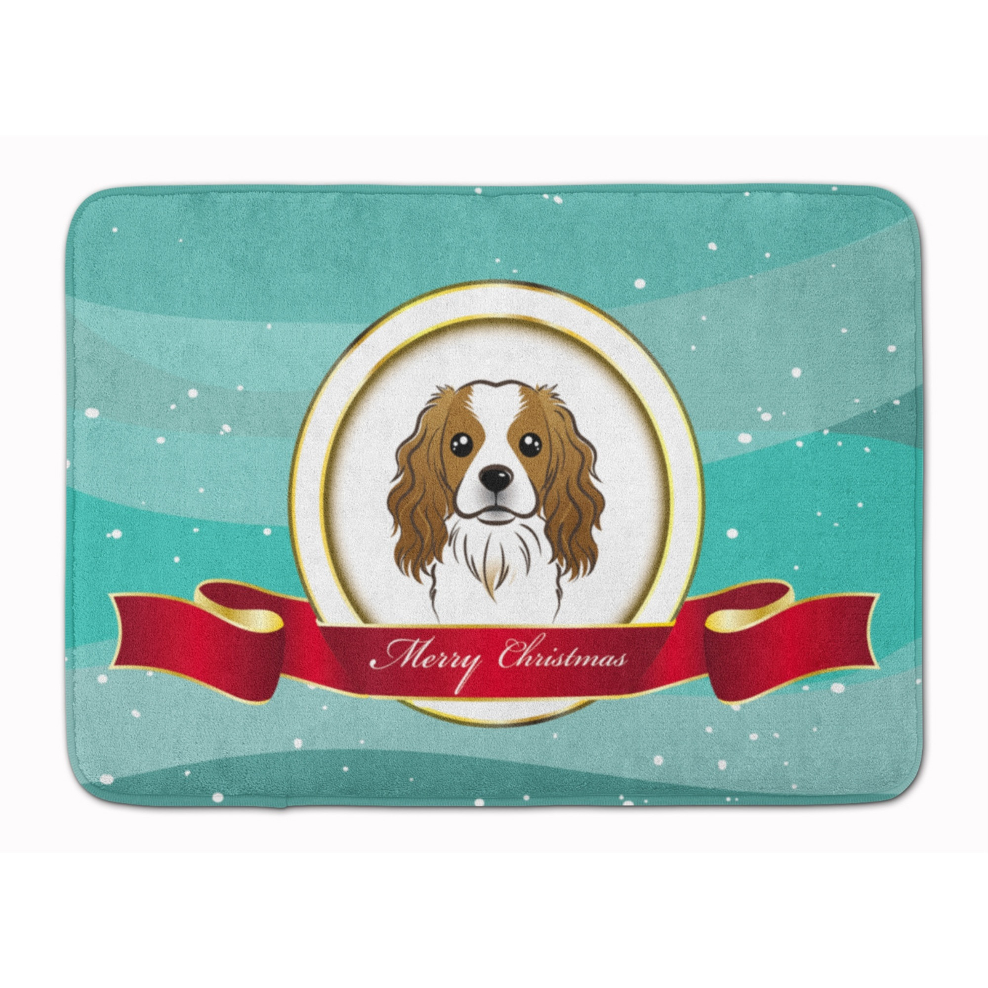 &quotCaroline's Treasures Cavalier Spaniel Merry Christmas, 19"" x 27"", Multicolor"