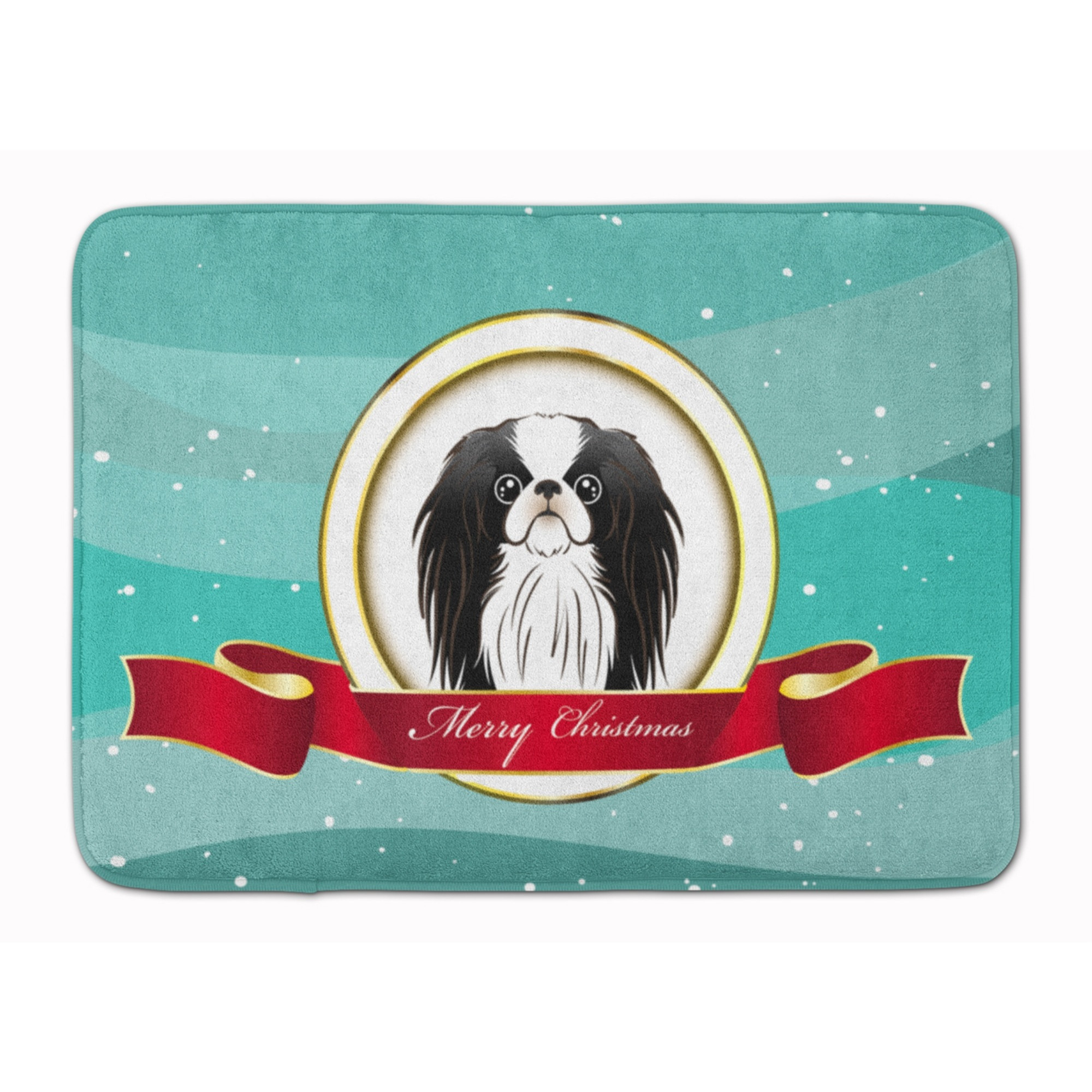 &quotCaroline's Treasures Japanese Chin Merry Christmas Floor Mat, 19"" x 27"", Multicolor"