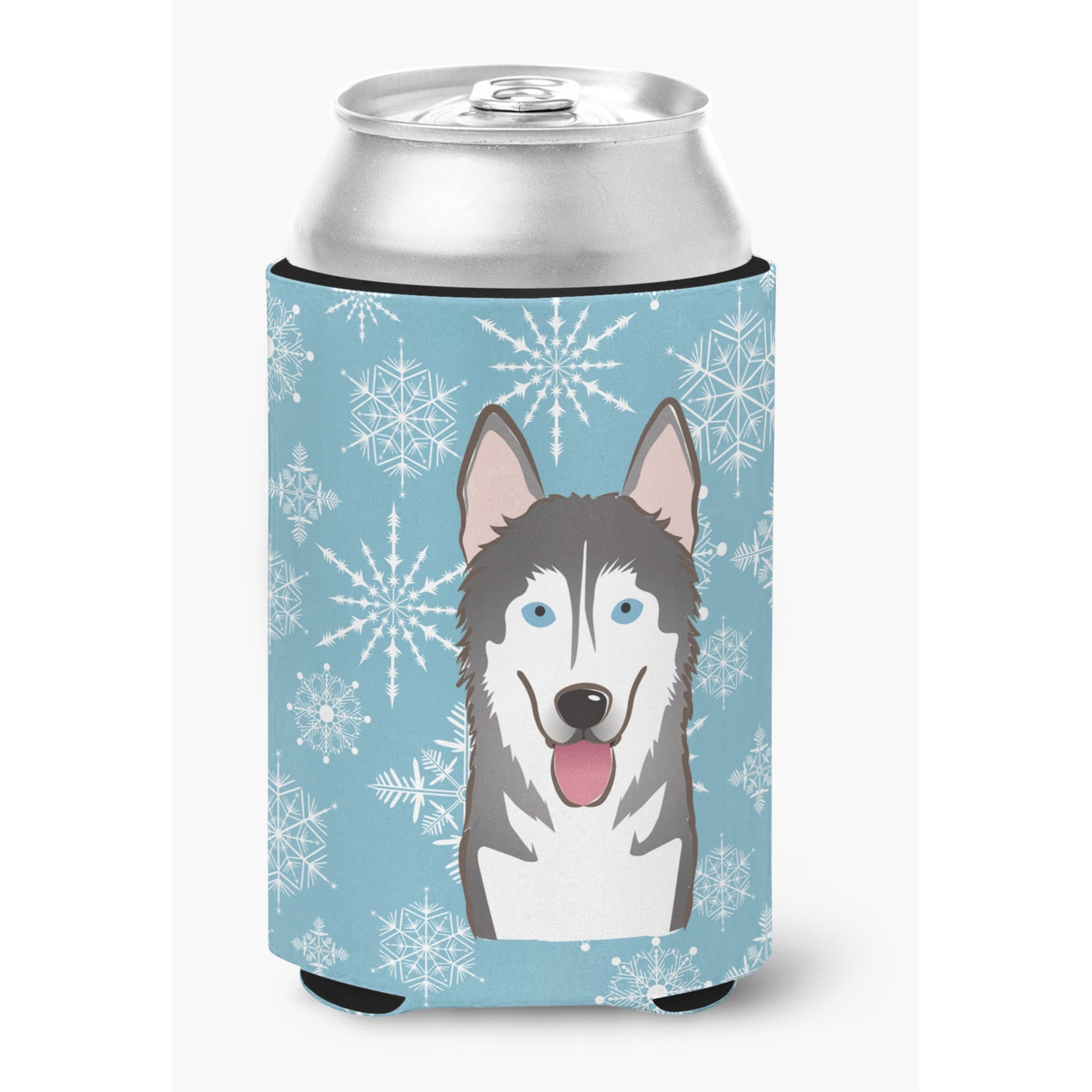 &quotCaroline's Treasures Snowflake Alaskan Malamute Can/Bottle Hugger, Multicolor"