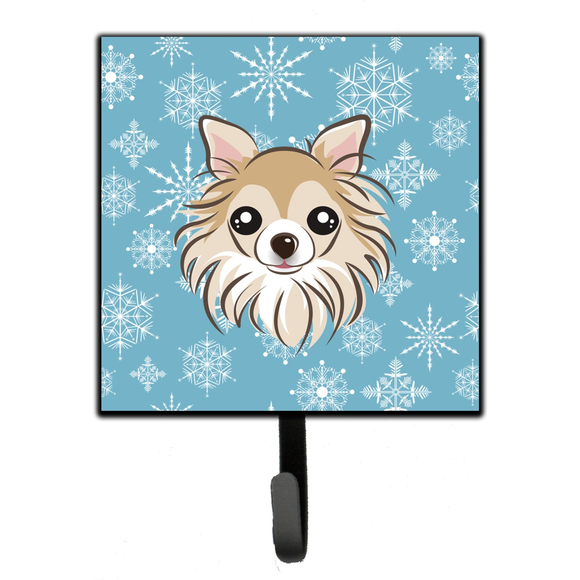 &quotCaroline's Treasures BB1685SH4 Snowflake Chihuahua Leash or Key Holder, Small, Multicolor"