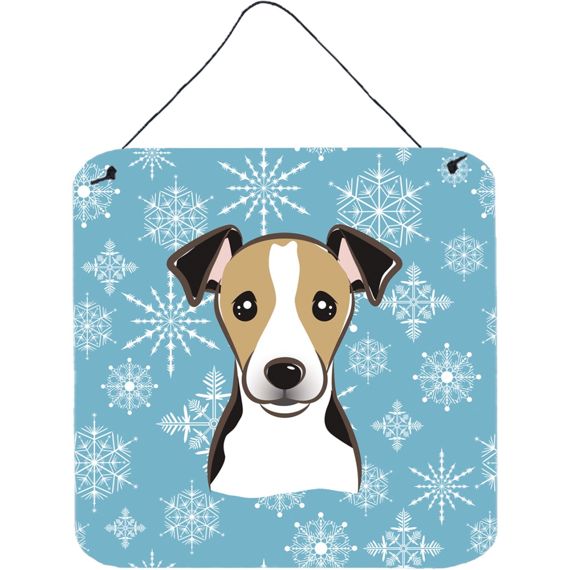 &quotCaroline's Treasures Snowflake Jack Russell Terrier Wall or Door Hanging Prints BB1695DS66, 6HX6W, Multicolor"