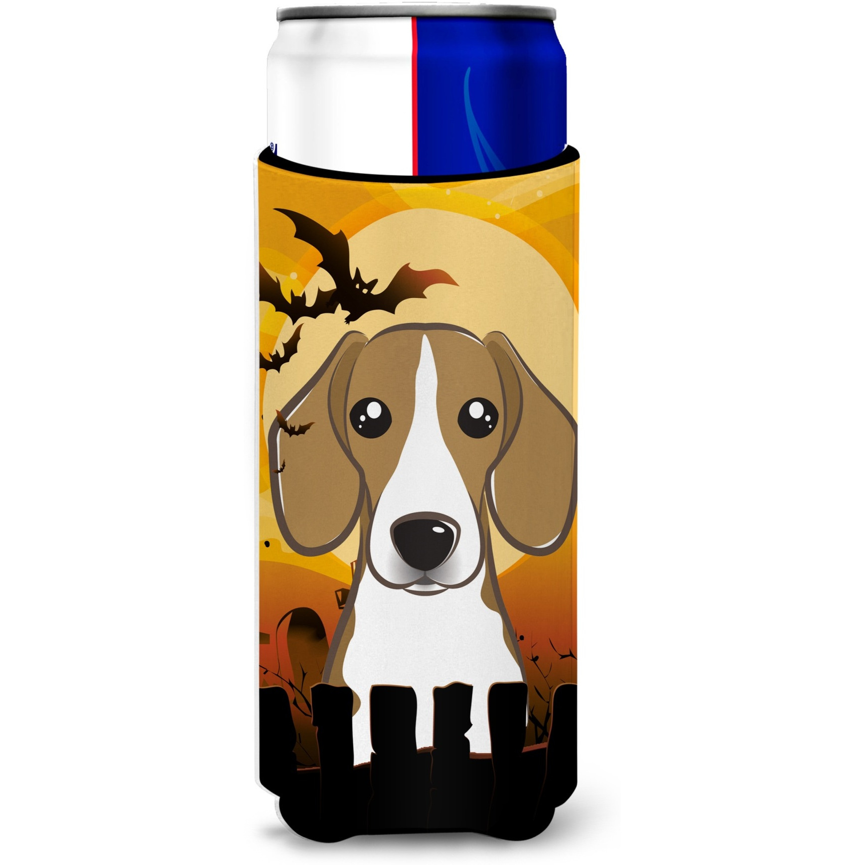 &quotCaroline's Treasures Halloween Beagle Michelob Ultra Koozies for Slim Cans, Multicolor"
