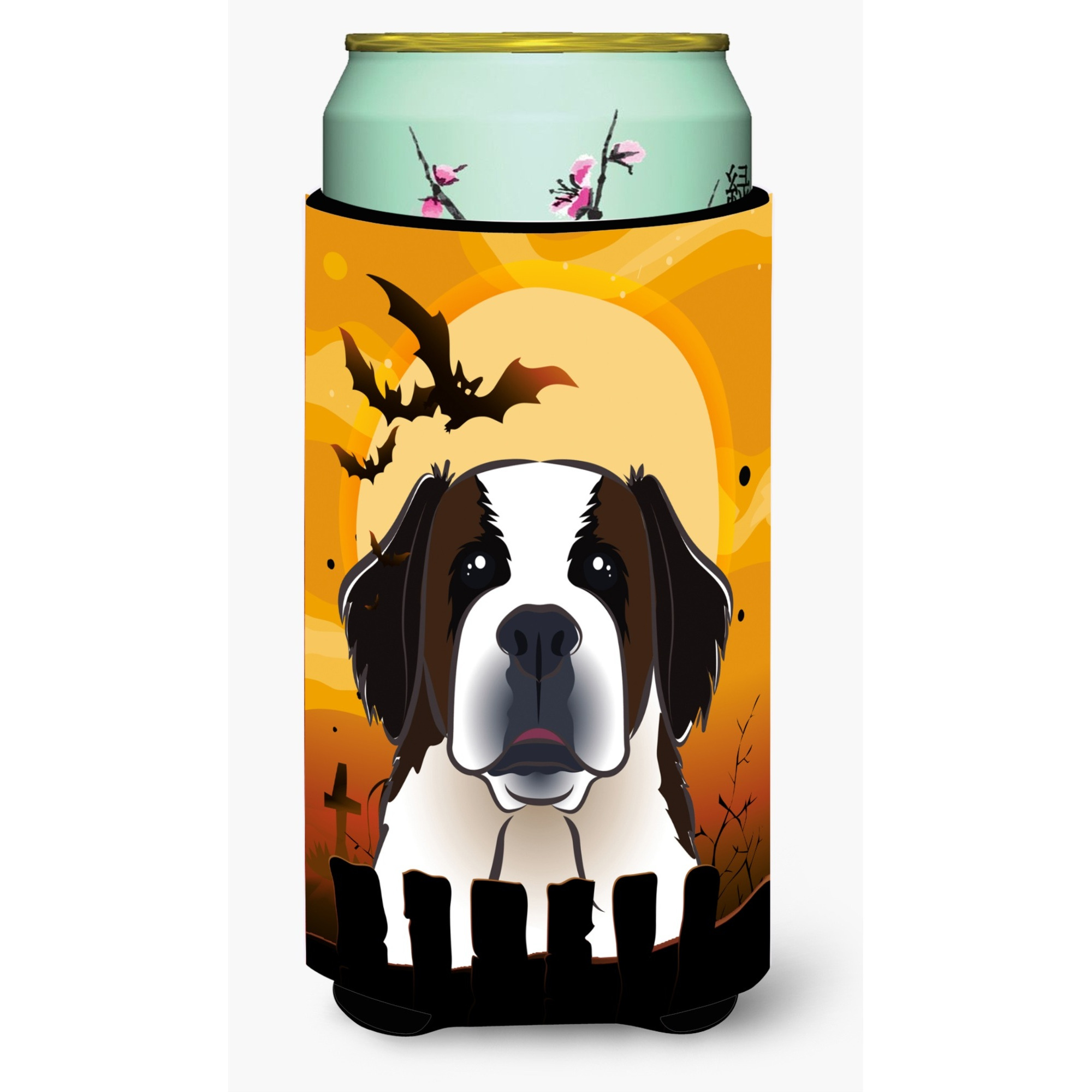 &quotCaroline's Treasures Halloween Saint Bernard Tall Boy Beverage Insulator Hugger, Multicolor"