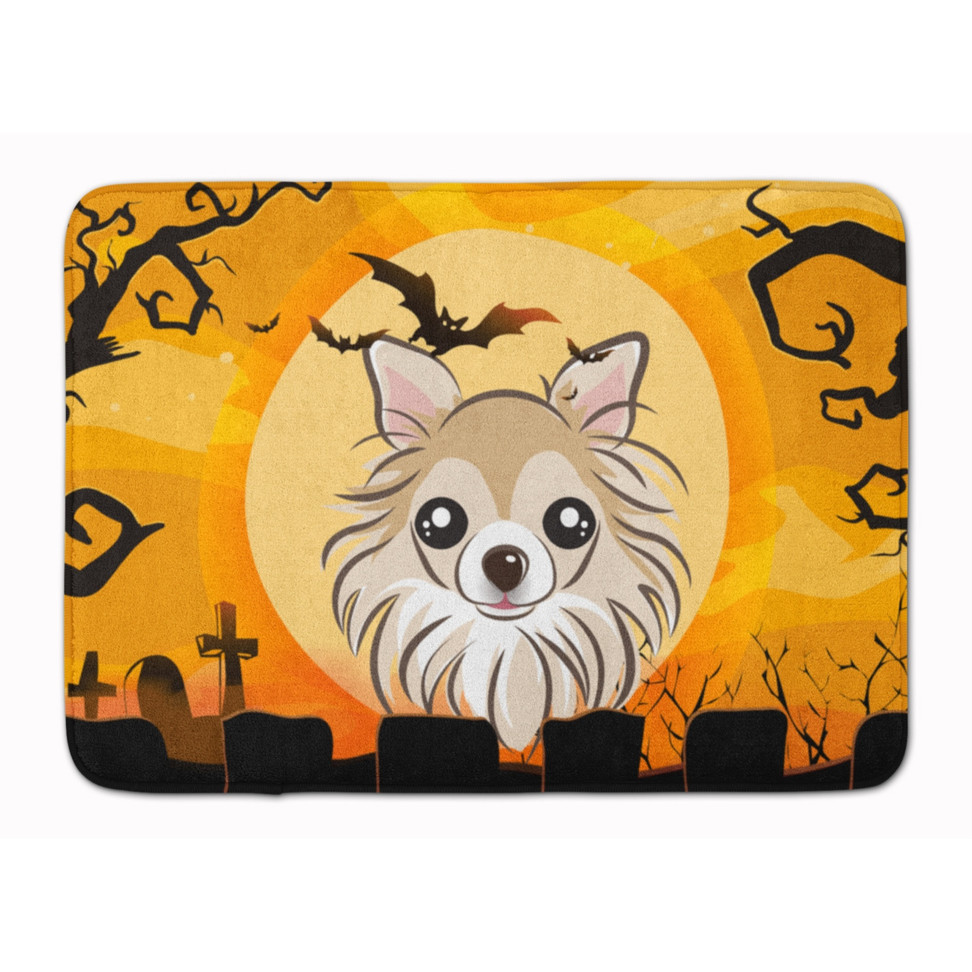 &quotCaroline's Treasures Halloween Chihuahua Floor Mat, 19"" x 27"", Multicolor"