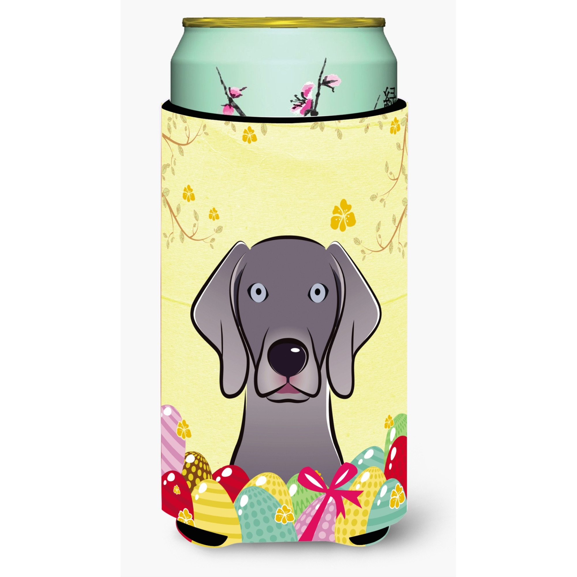 &quotCaroline's Treasures BB1913TBC "&quotWeimaraner Easter Egg Hunt"" Tall Boy Hugger Koozie, Multicolor"