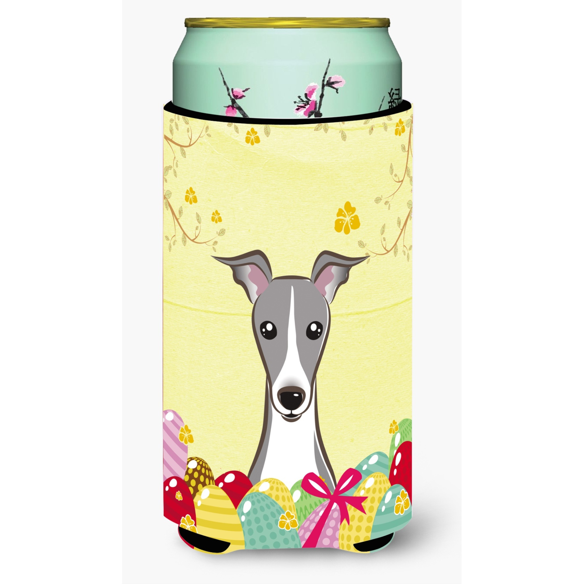 &quotCaroline's Treasures BB1918TBC "&quotItalian Greyhound Easter Egg Hunt"" Tall Boy Hugger Koozie, Multicolor"