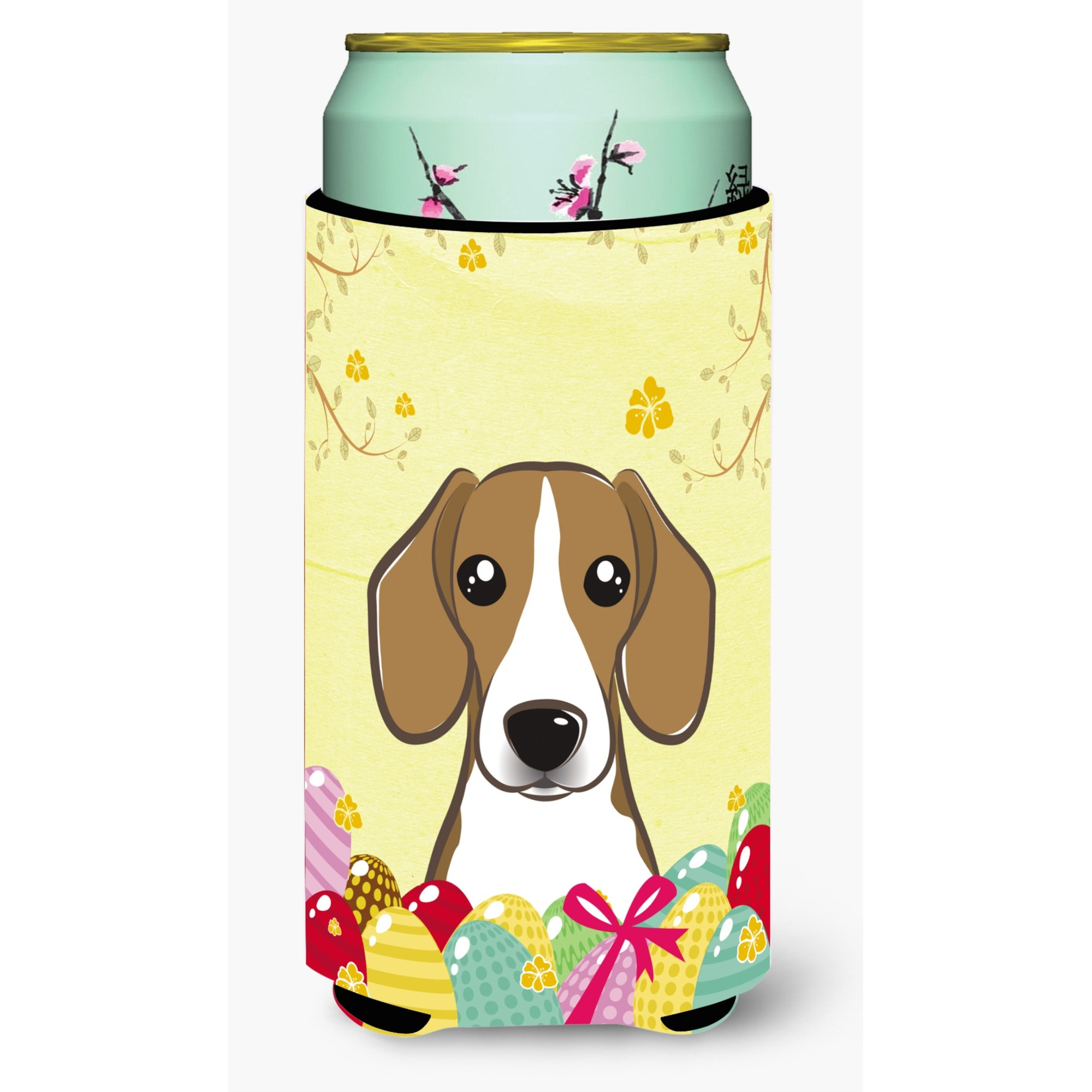 &quotCaroline's Treasures BB1921TBC "&quotBeagle Easter Egg Hunt"" Tall Boy Hugger Koozie, Multicolor"