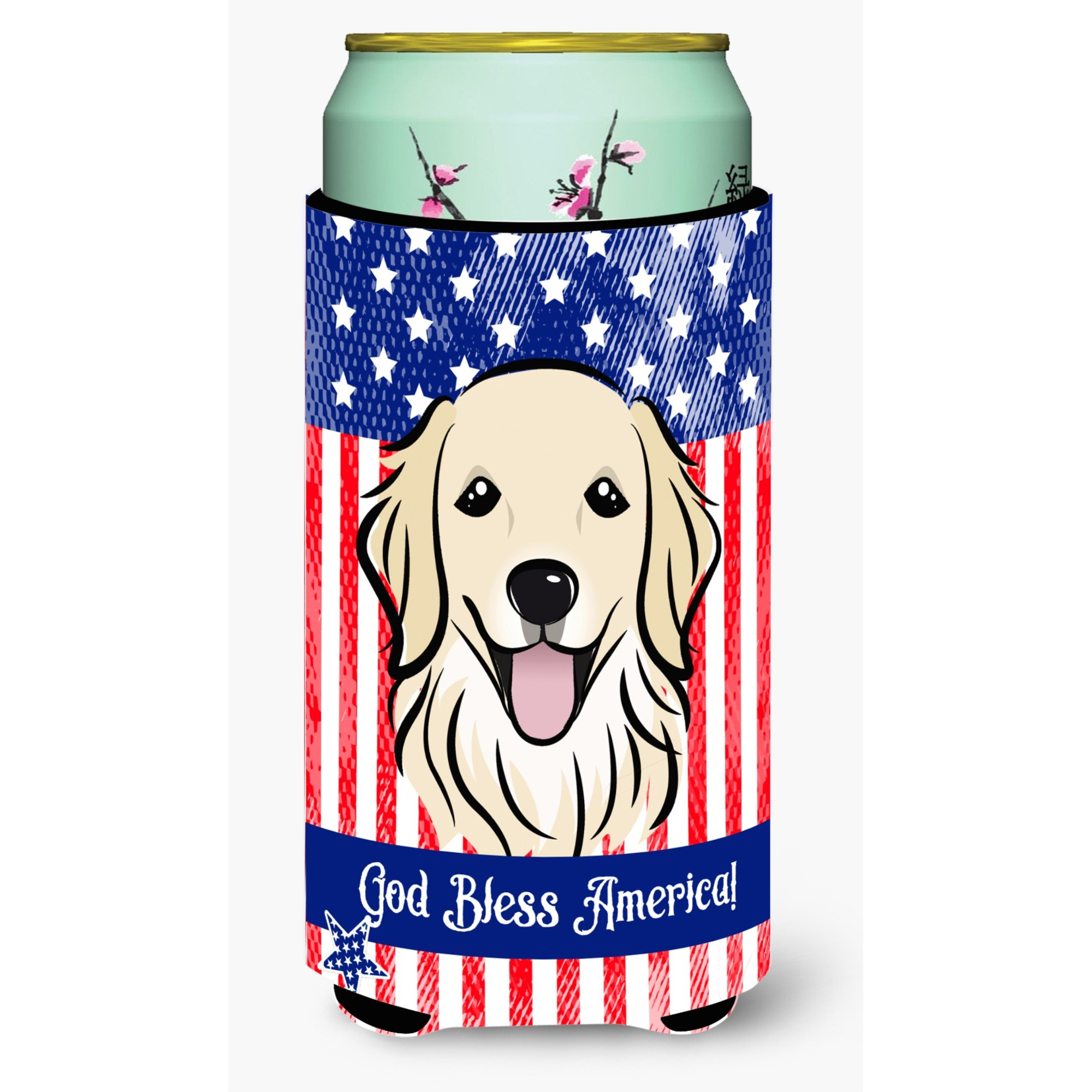 &quotCaroline's Treasures BB2135TBC "&quotGolden Retriever"" Tall Boy Hugger Koozie, Multicolor"