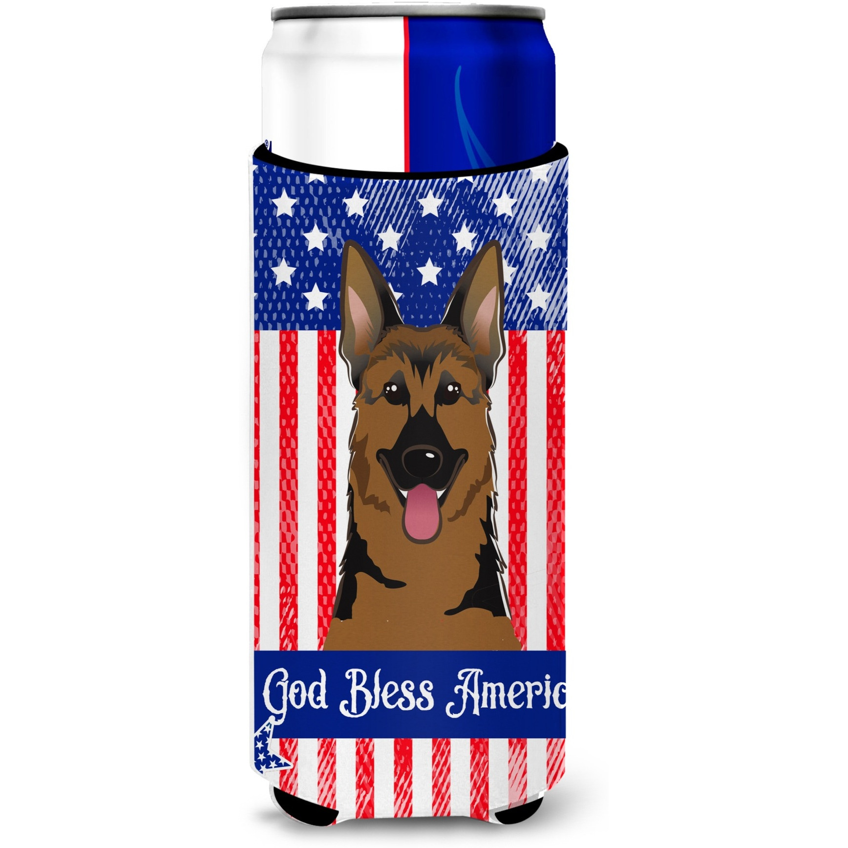 &quotCaroline's Treasures BB2141MUK "&quotGerman Shepherd Michelob Ultra for Slim Cans, Multicolor"