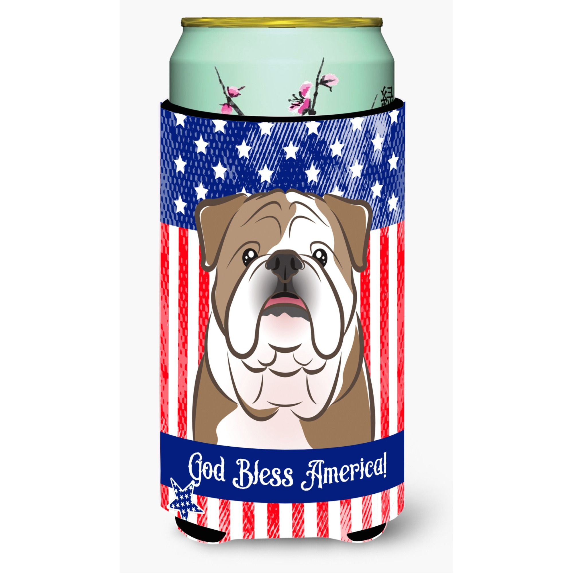 &quotCaroline's Treasures BB2149TBC "&quotEnglish Bulldog"" Tall Boy Hugger Koozie, Multicolor"