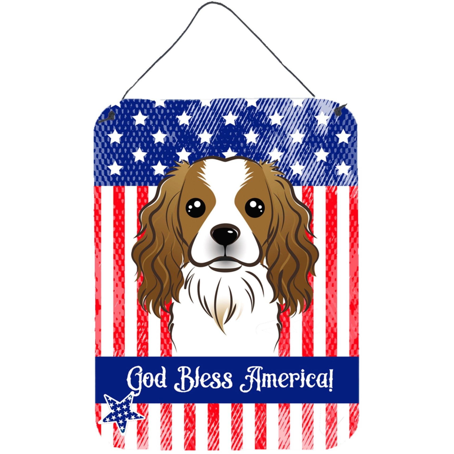 &quotCaroline's Treasures Cavalier Spaniel Wall or Door Hanging Prints BB2154DS1216, 16HX12W, Multicolor"